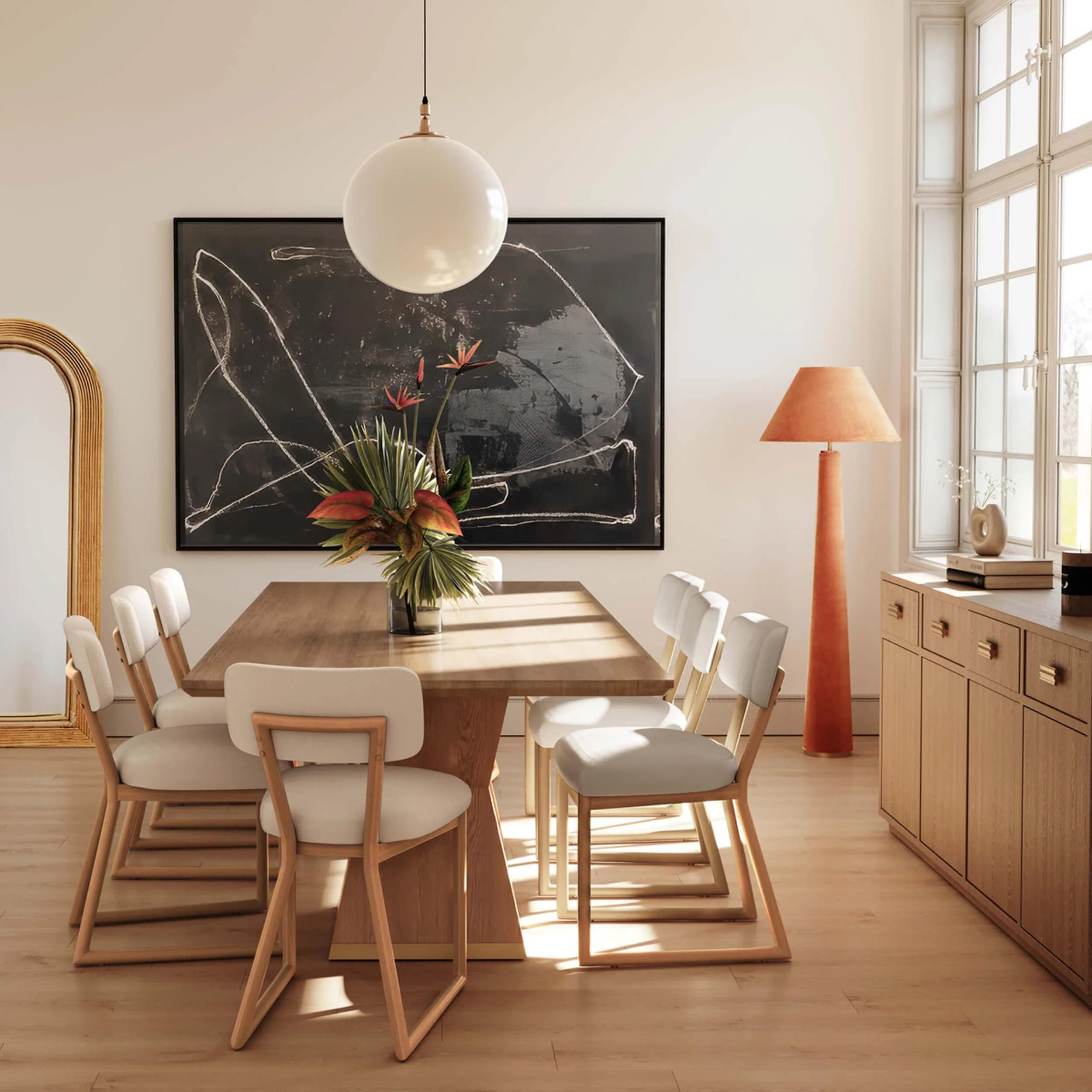 Bobbie Dining Chair, Cream - Image 5