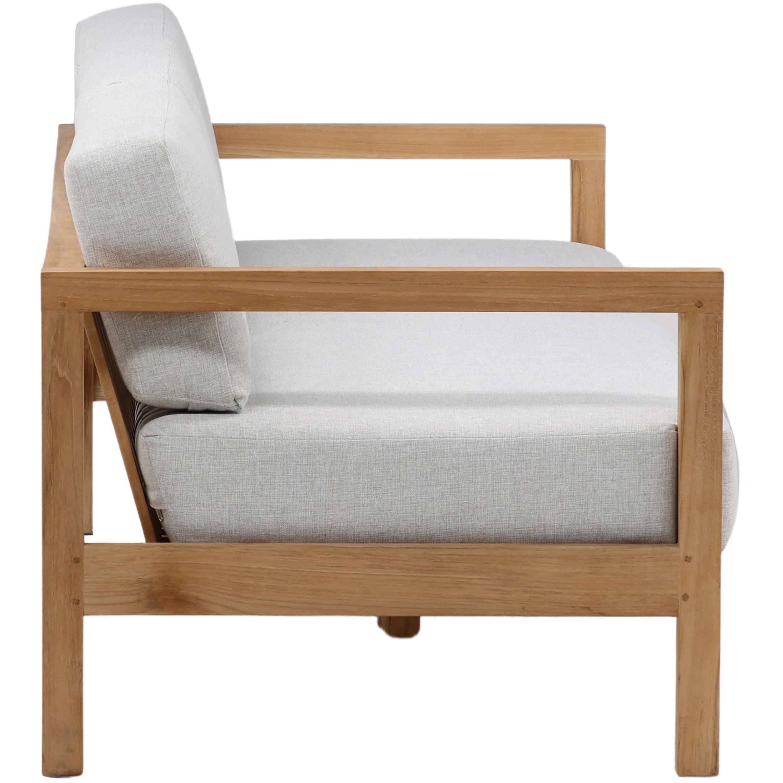 Boe Outdoor Sofa, Light Grey - Image 3