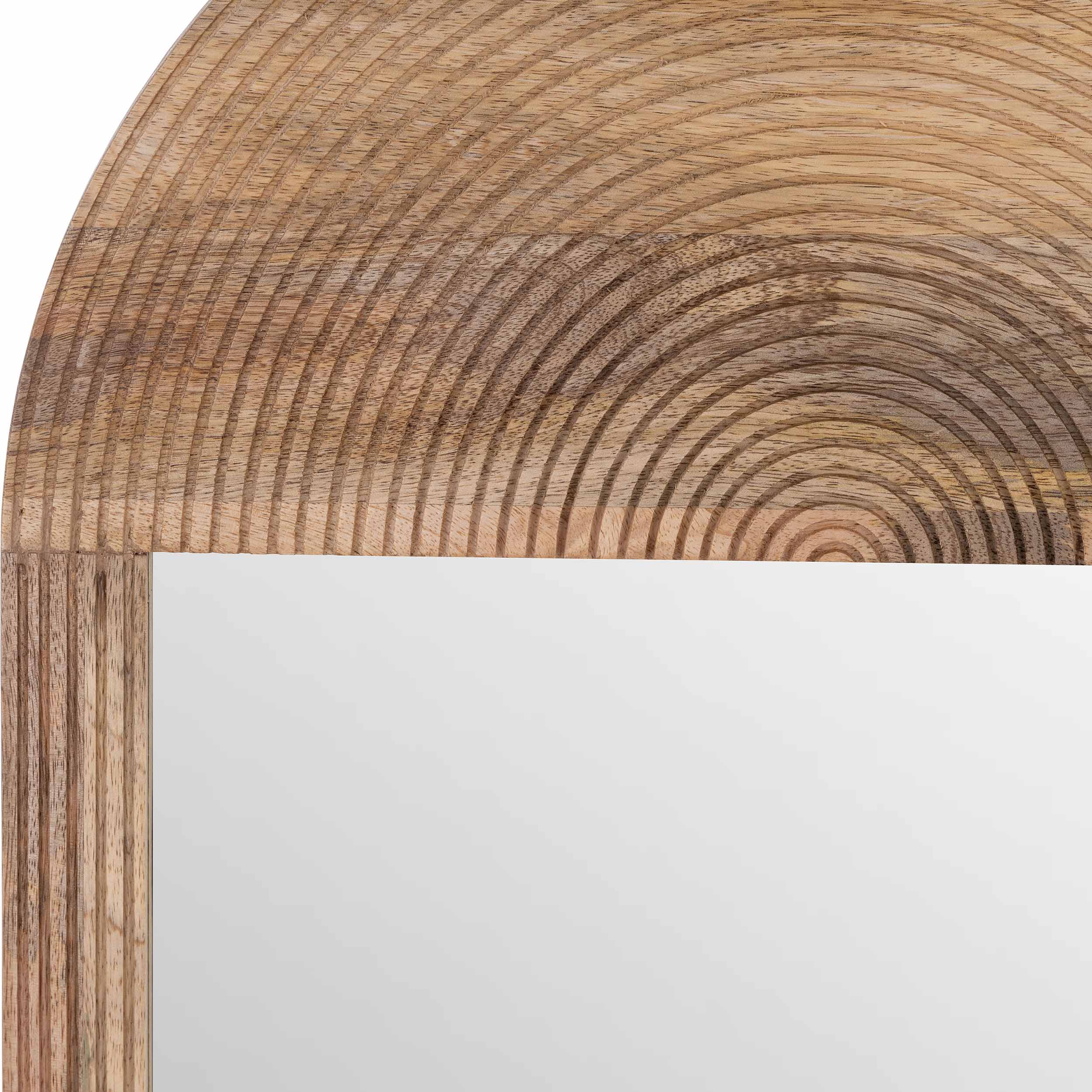 Boho Oval Mirror, Brown - Image 5