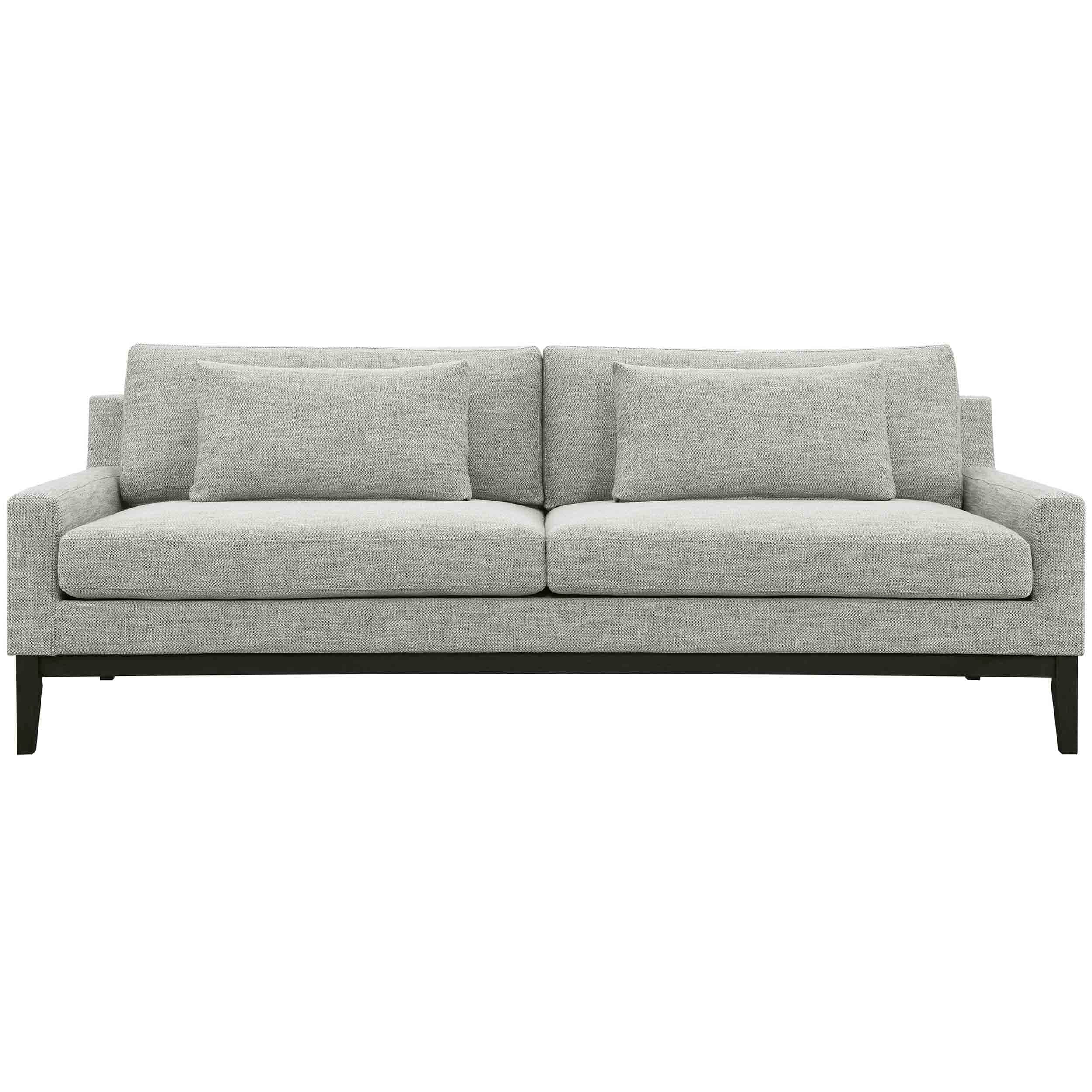 Bolstered Sofa, Gray