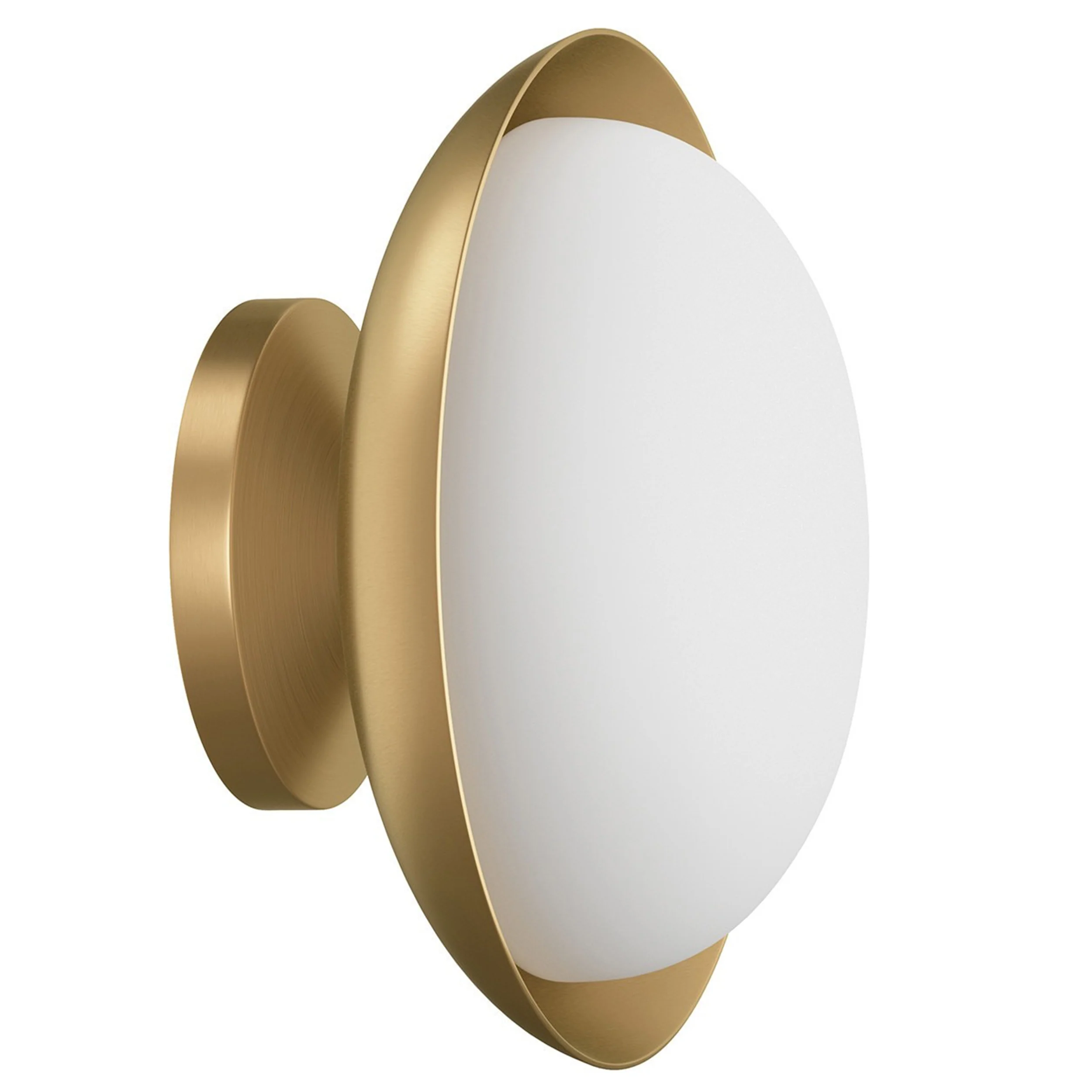 Bond Single Sconce, Natural Brass
