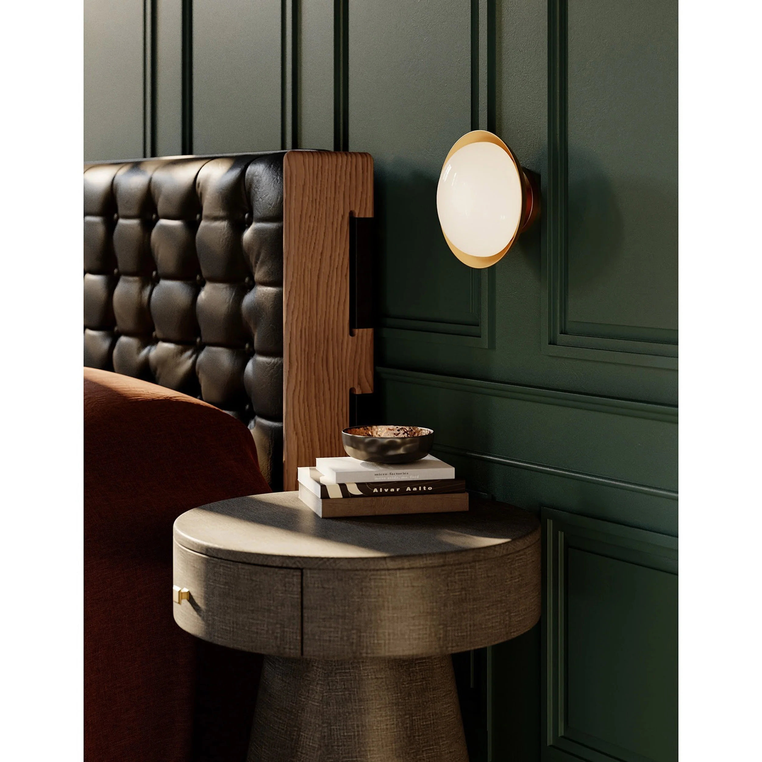 Bond Single Sconce, Natural Brass - Image 6