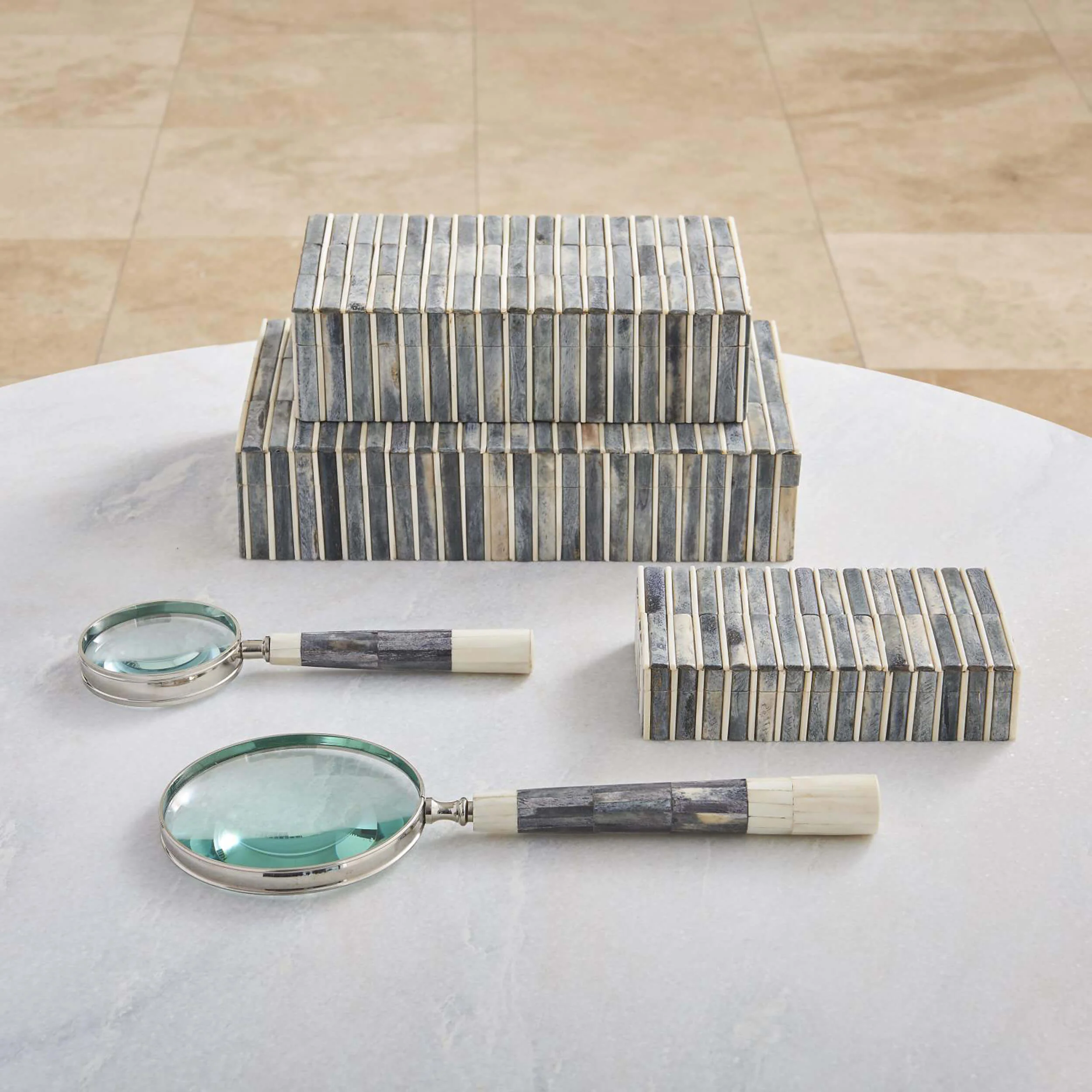 Bone Box, Grey/Ivory - Image 6