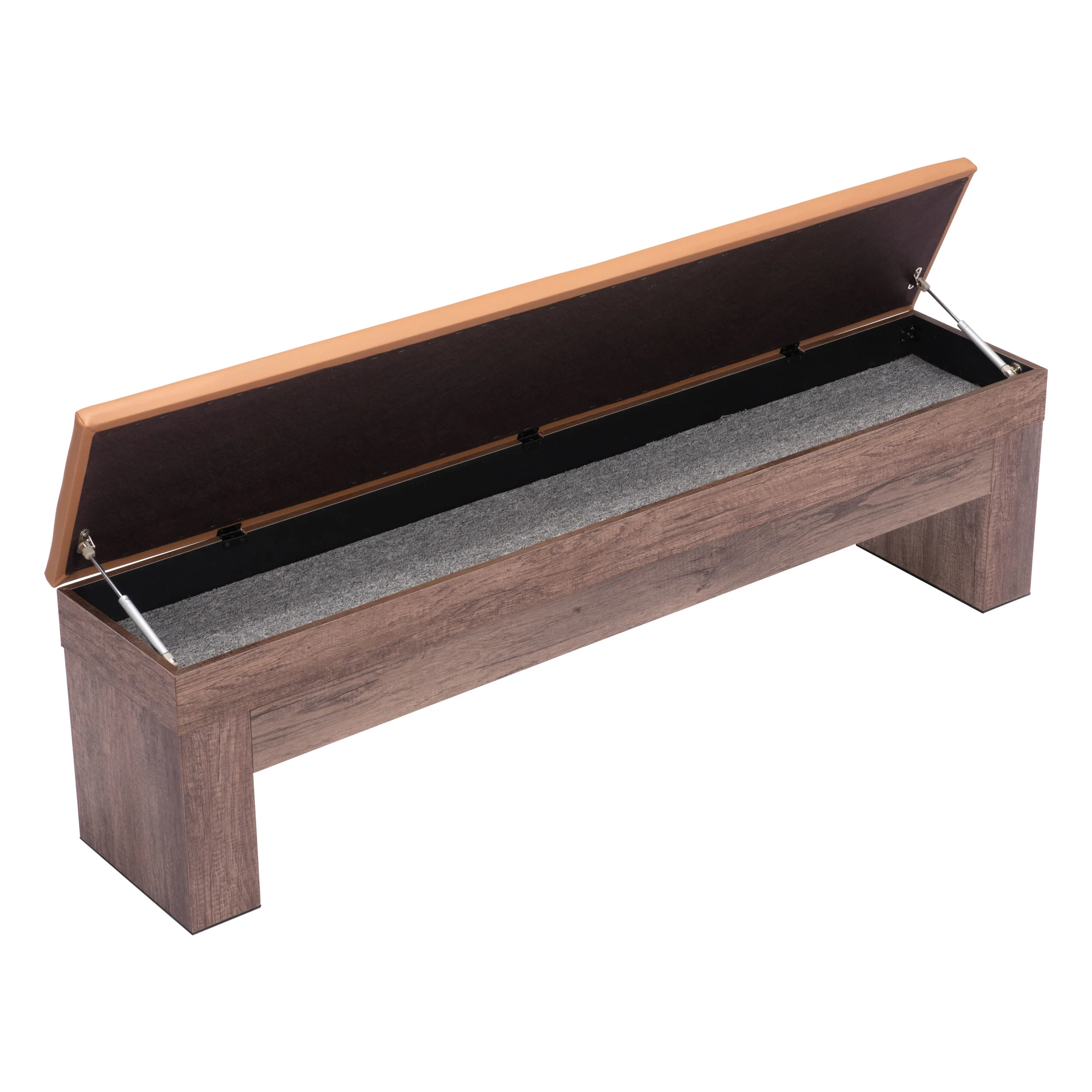 Bonker Storage Bench, Brown, Set of 2 - Image 2