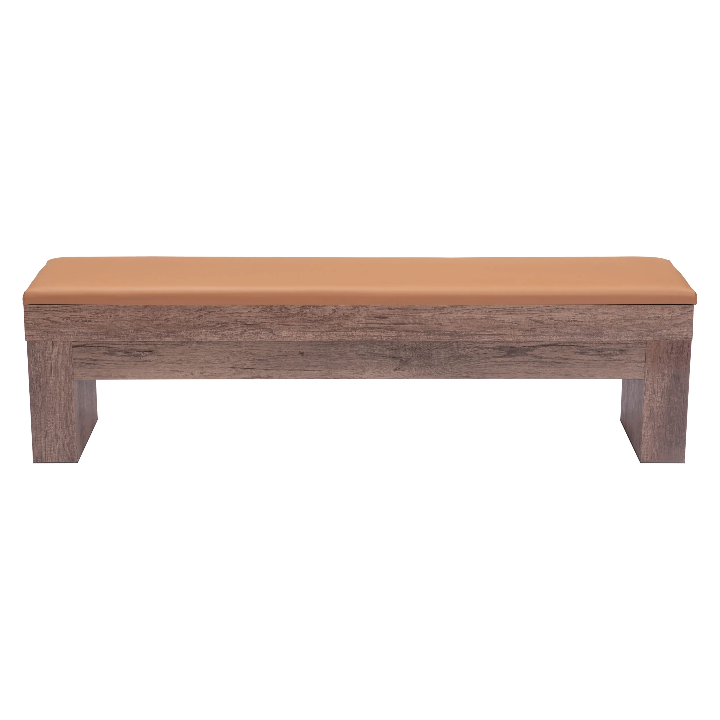 Bonker Storage Bench, Brown, Set of 2 - Image 3
