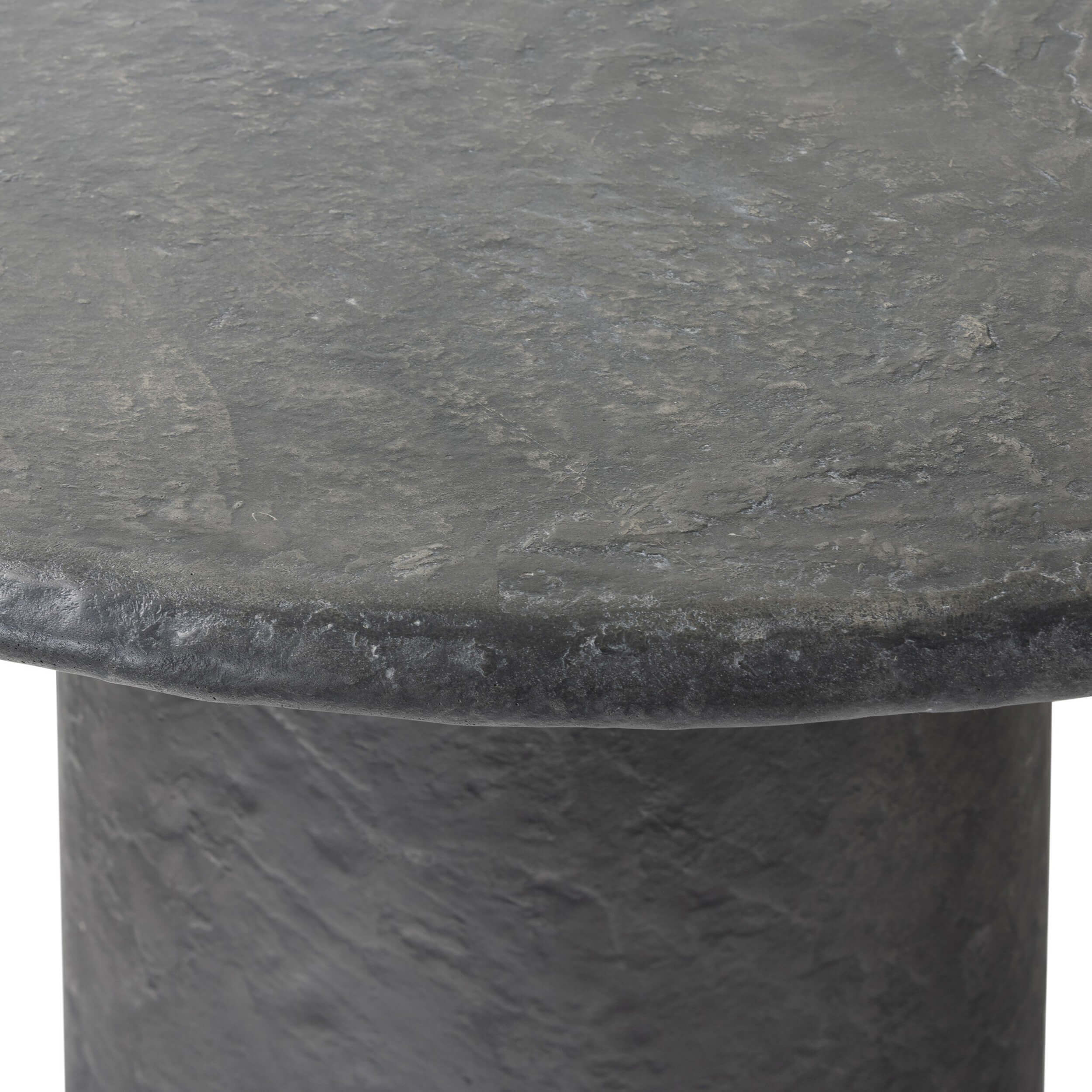 Bonnie Dining Table, Textured Black by Four Hands - Image 4