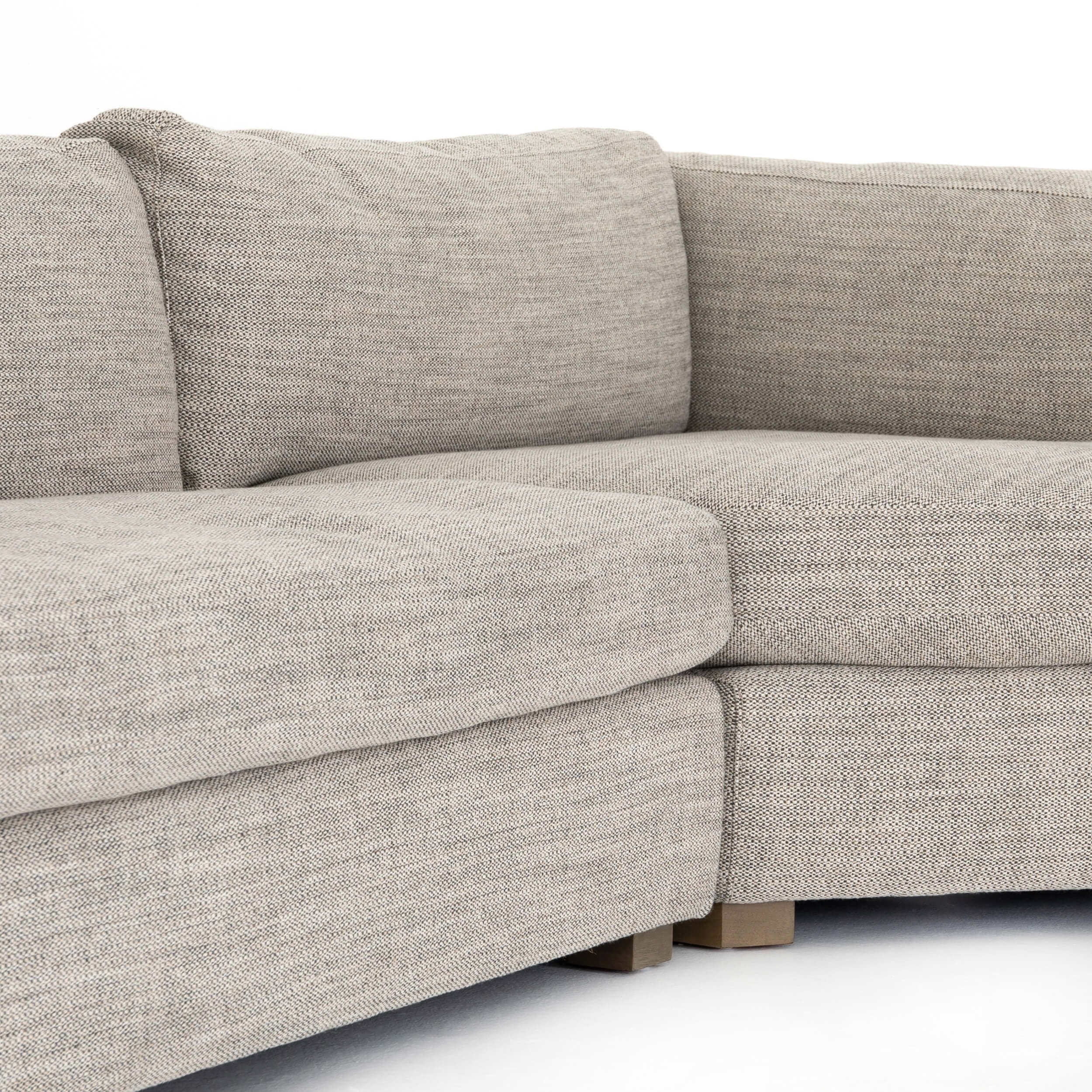 Boone Large Sectional, Thames Coal by Four Hands - Image 7
