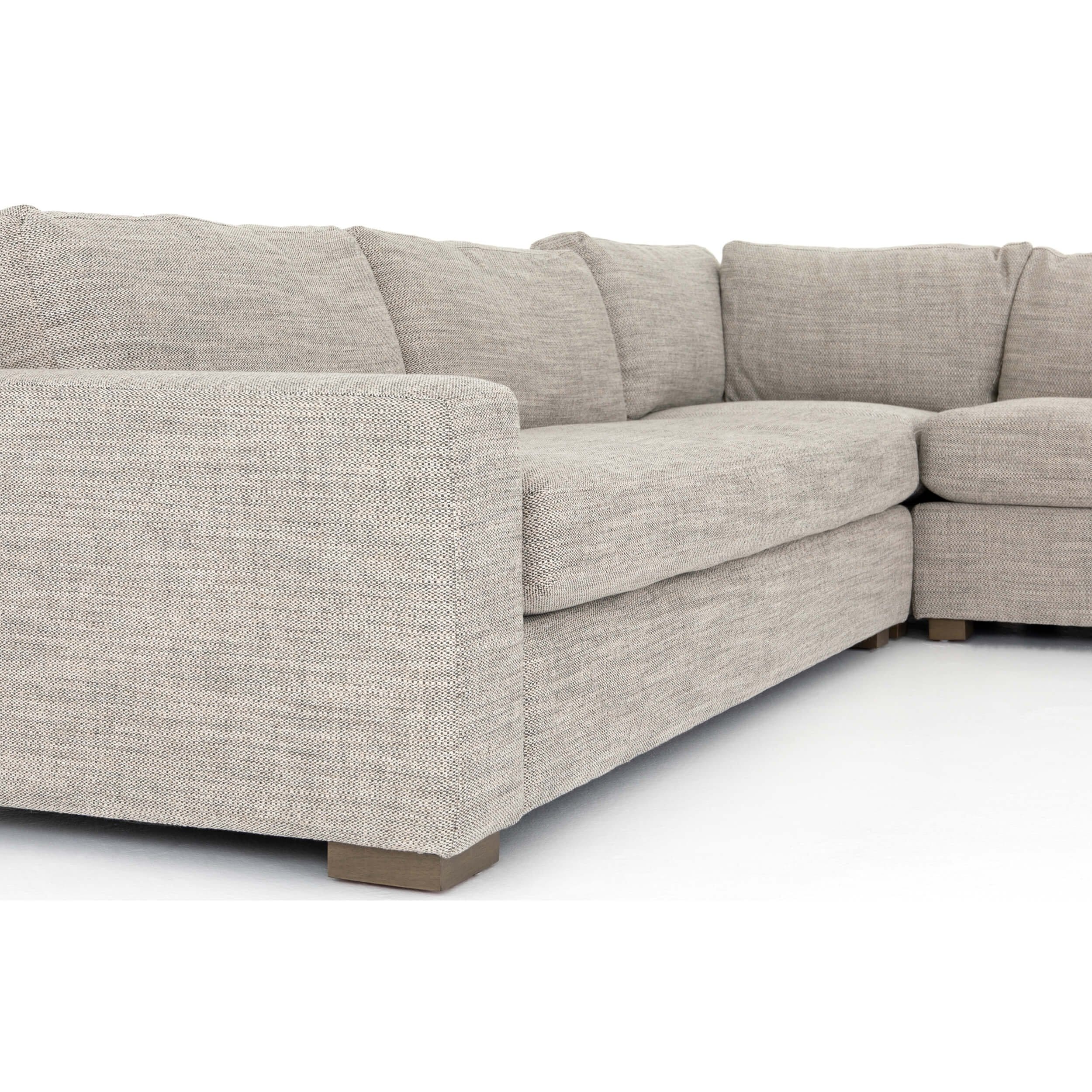 Boone Small Sectional, Thames Coal by Four Hands - Image 4