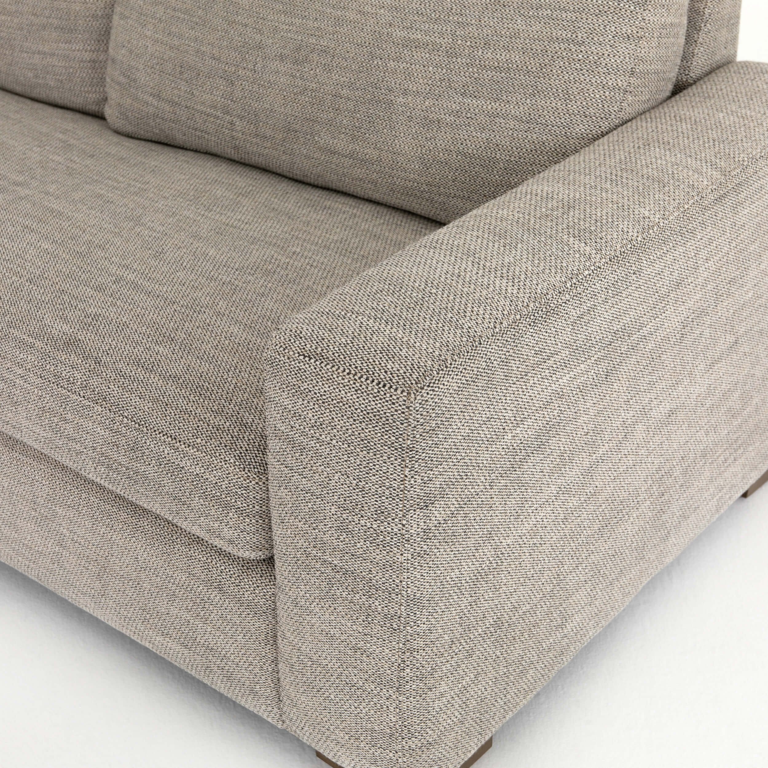 Boone Small Sectional, Thames Coal by Four Hands - Image 8