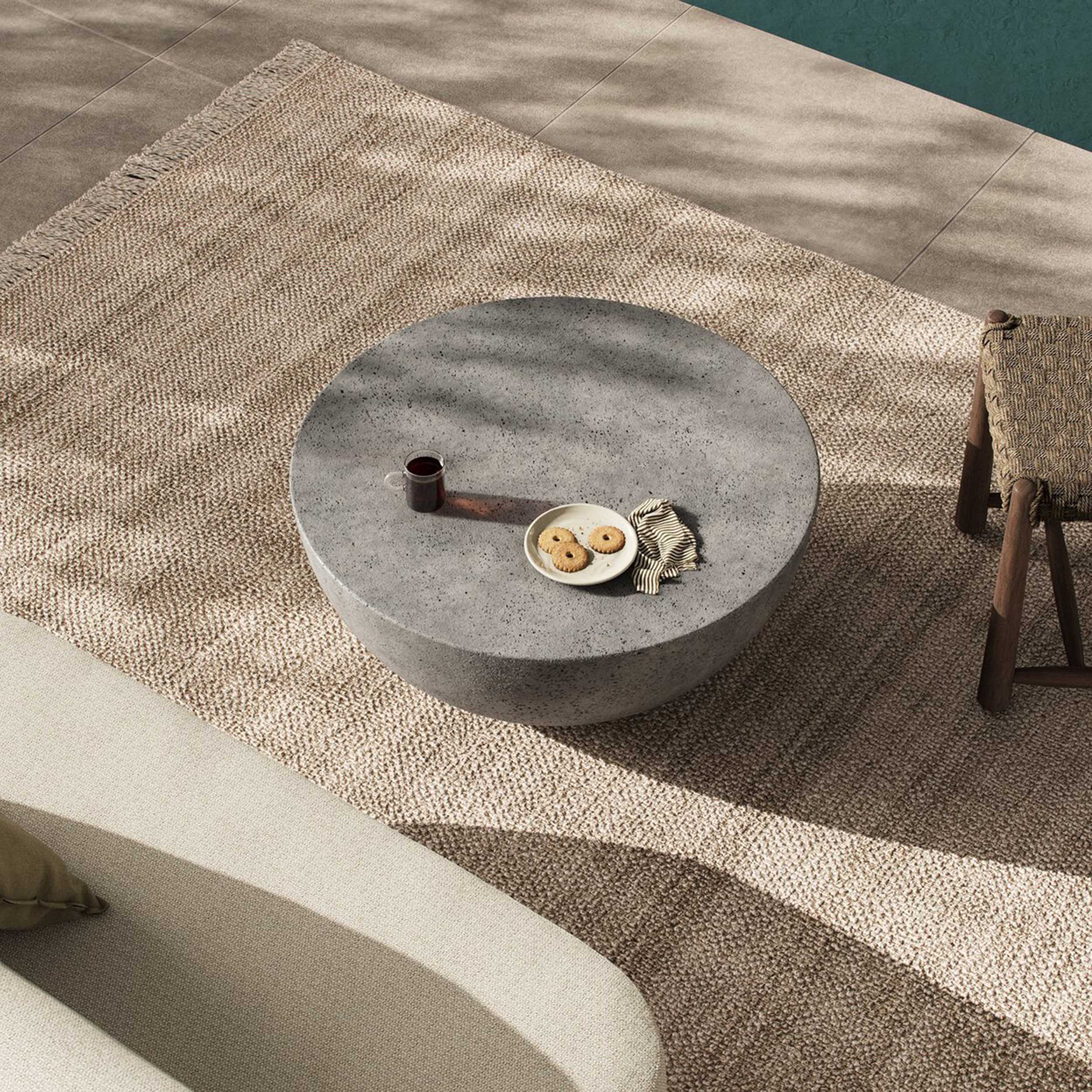 Boula Outdoor Coffee Table, Aged Smoke by Four Hands - Image 6