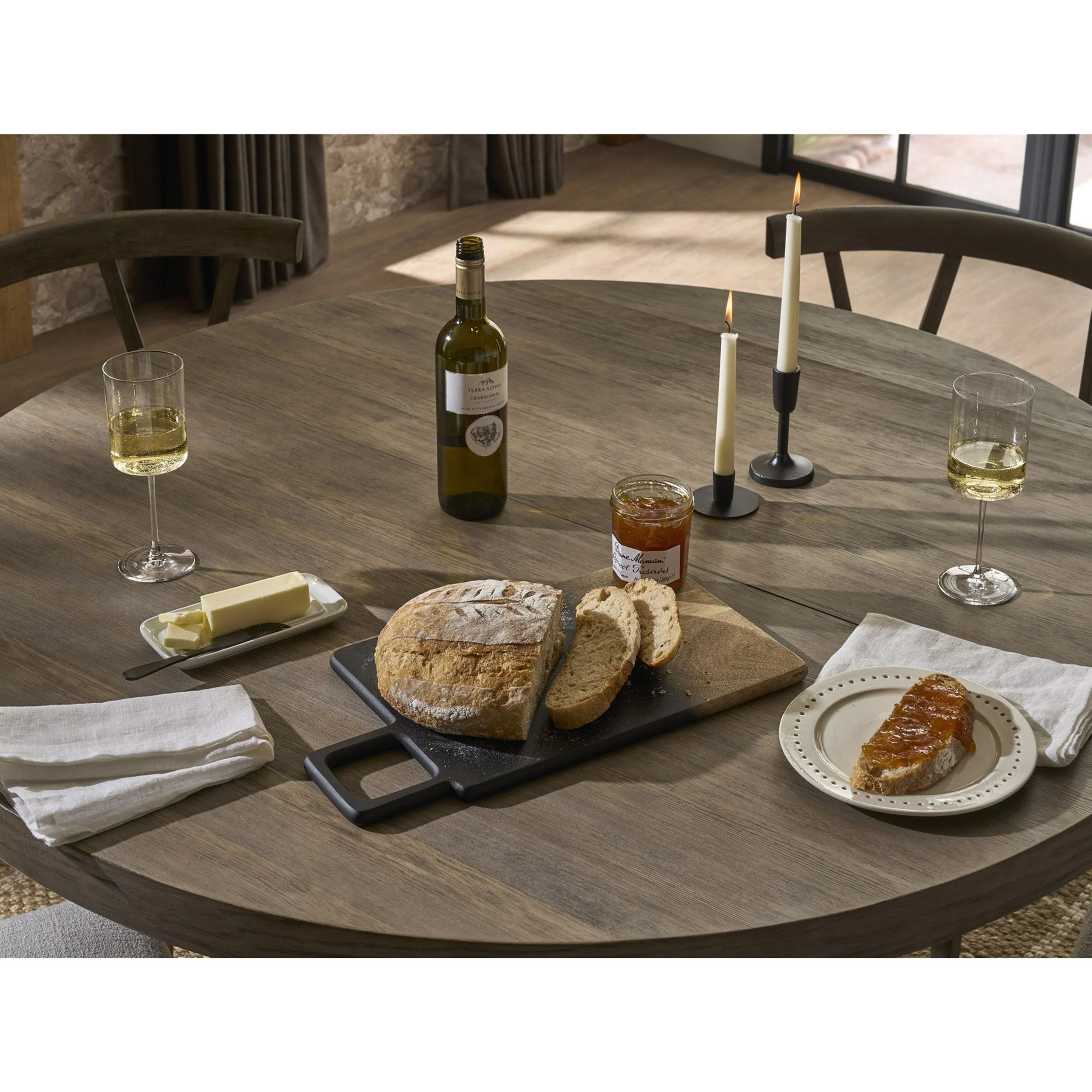 Boulder Round Dining Table, Boulder - Image 3
