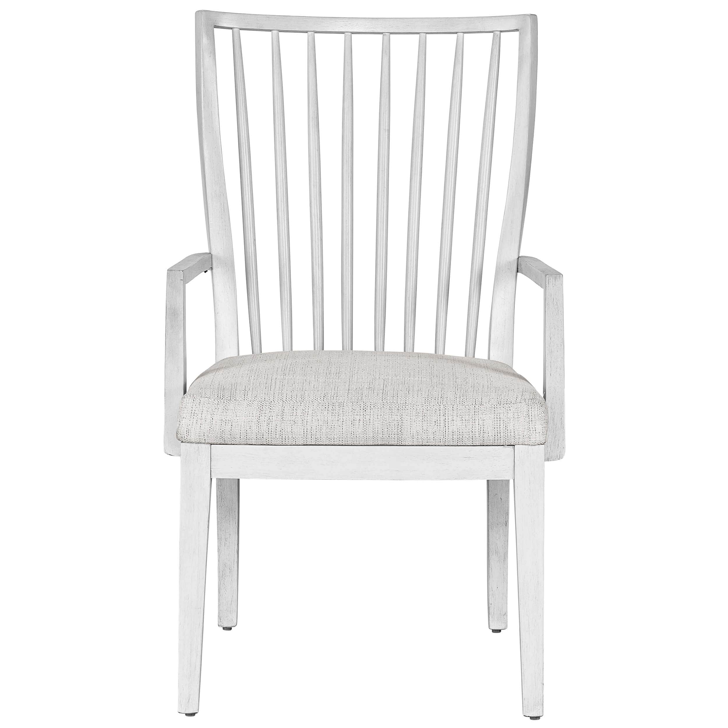 Bowen Arm Chair, Dove Wing/Picket Fence - Image 2
