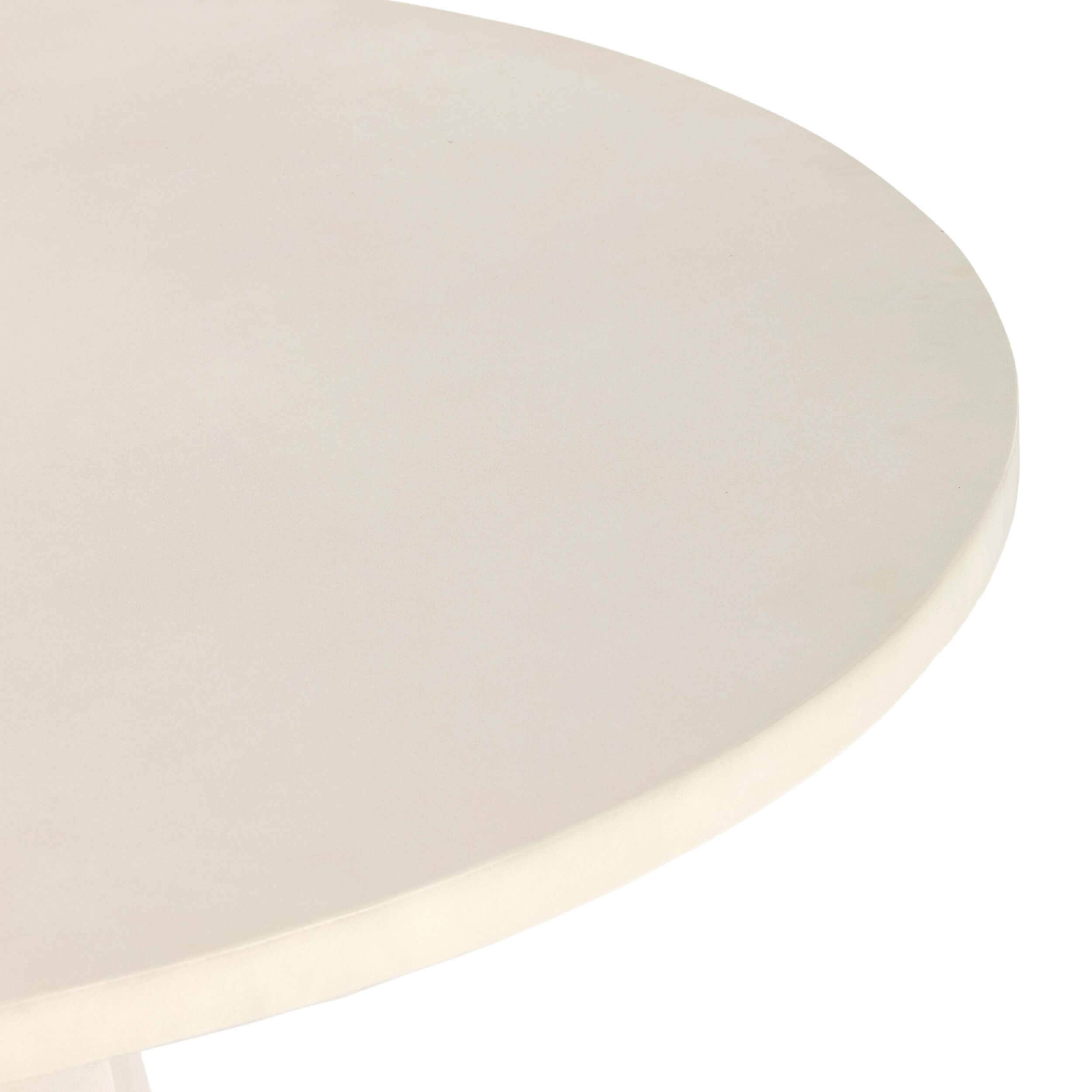 Bowman Outdoor Dining Table, White Concrete by Four Hands - Image 4
