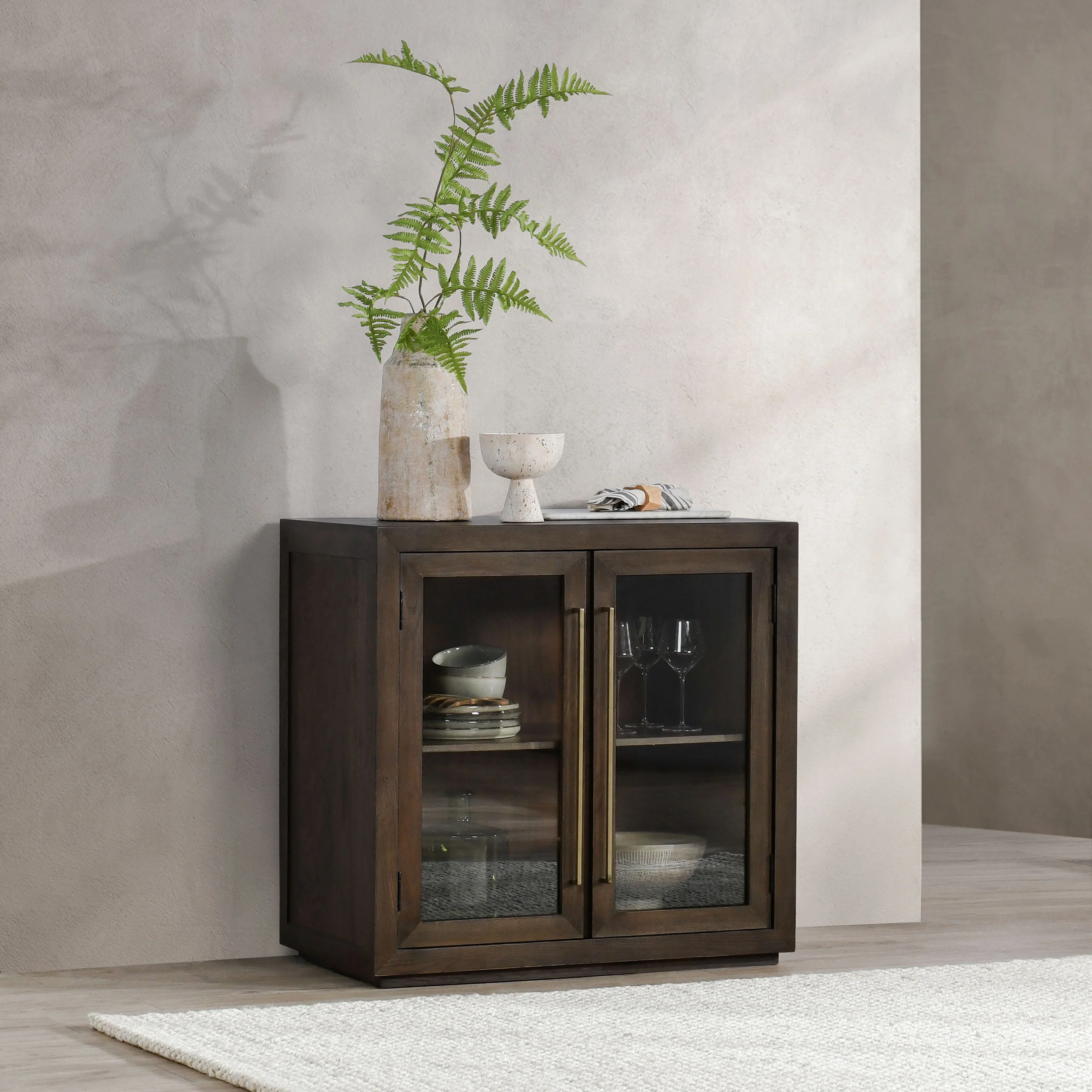 Bradley 2 Door Cabinet, Landmark Brown - Image 6