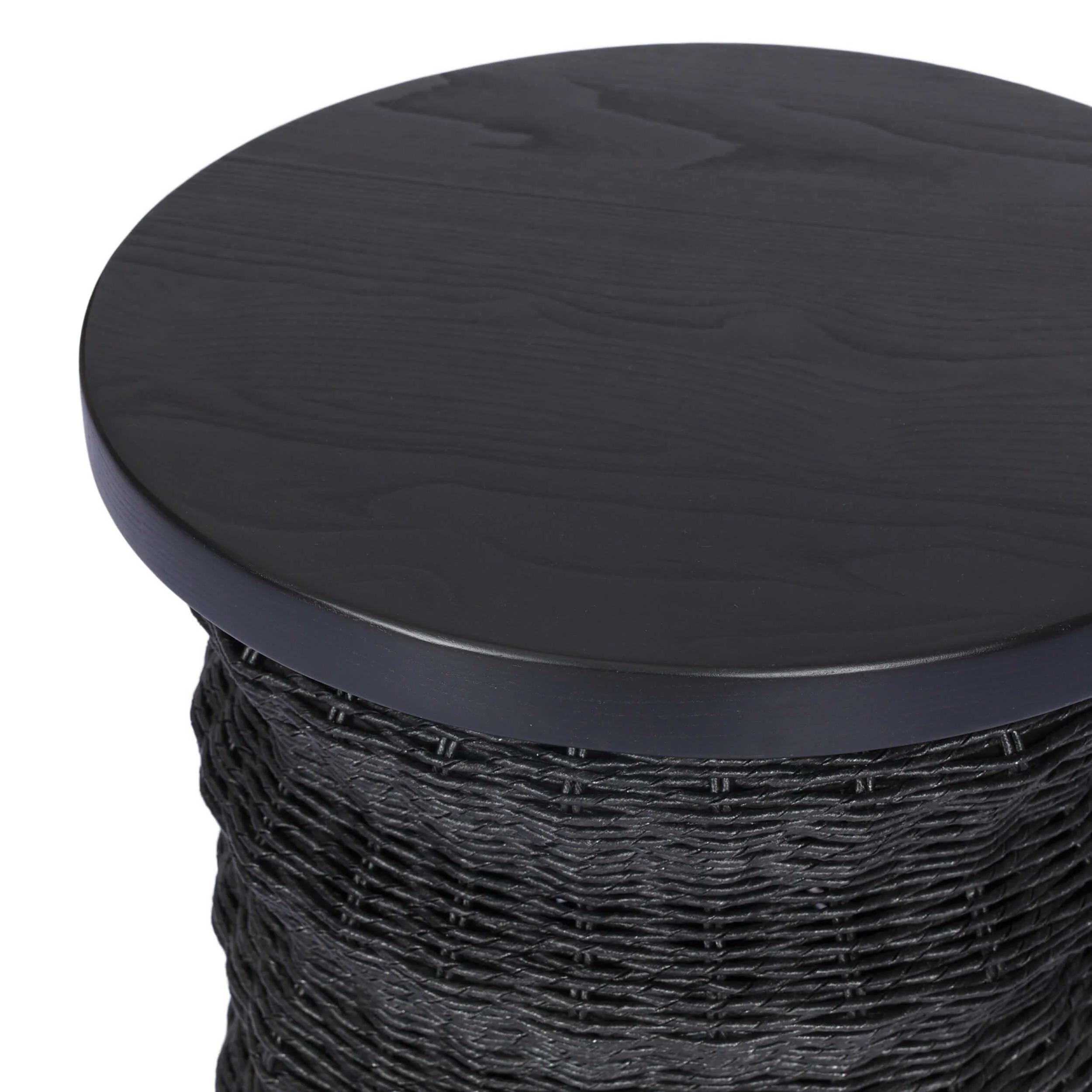Brailey End Table, Black by Four Hands - Image 3