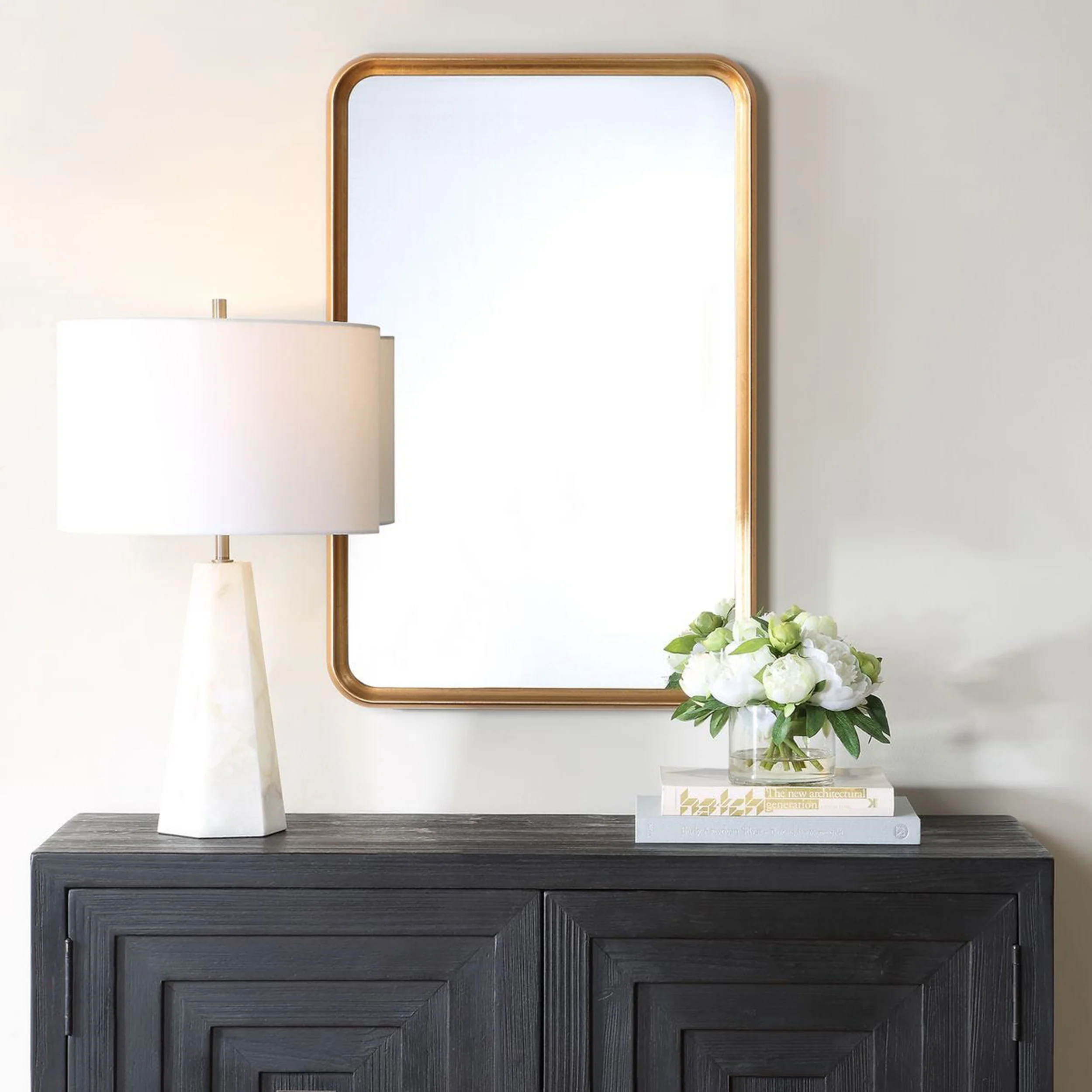 Branwen Mirror, Gold - Image 4
