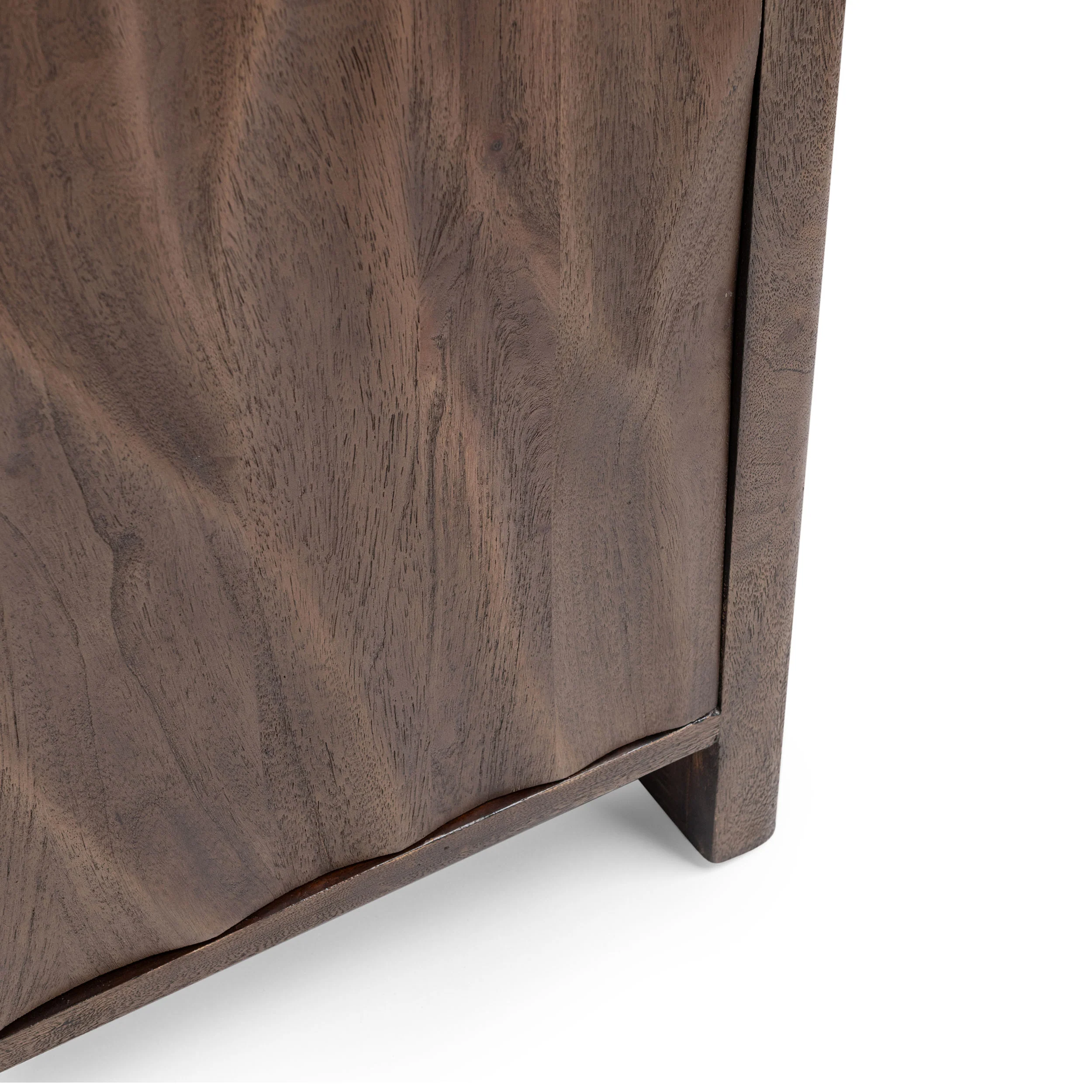 Braxton 4 Door Cabinet, Tundra Brown - Image 5