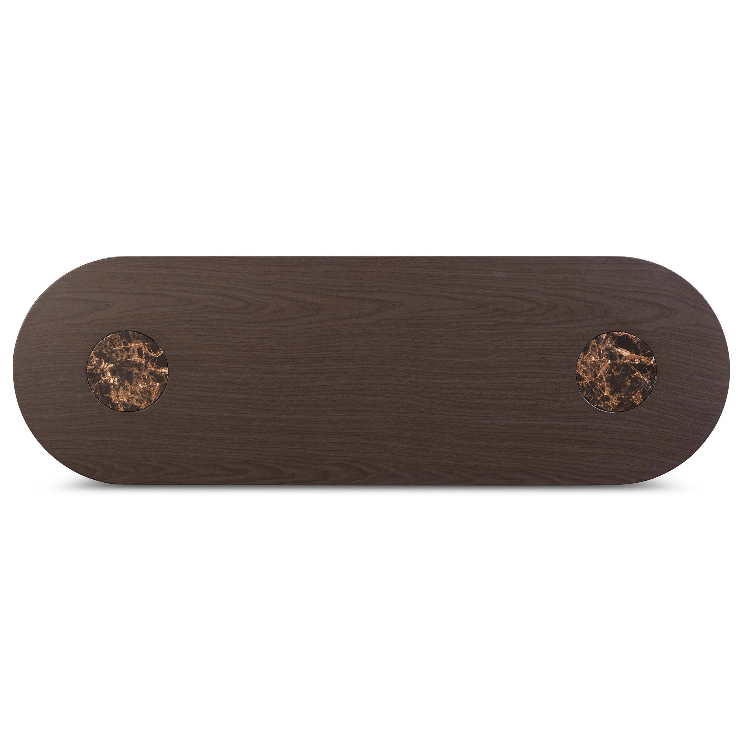 Braya Console Table, Faux Emperador - Image 3