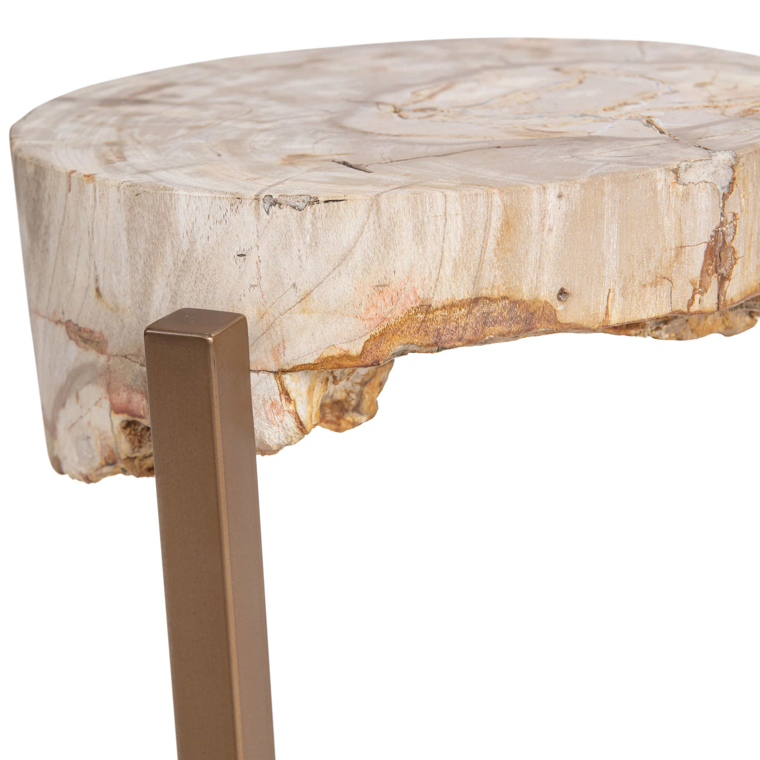 Breanna Round Accent Table, Sepia Vein - Image 4