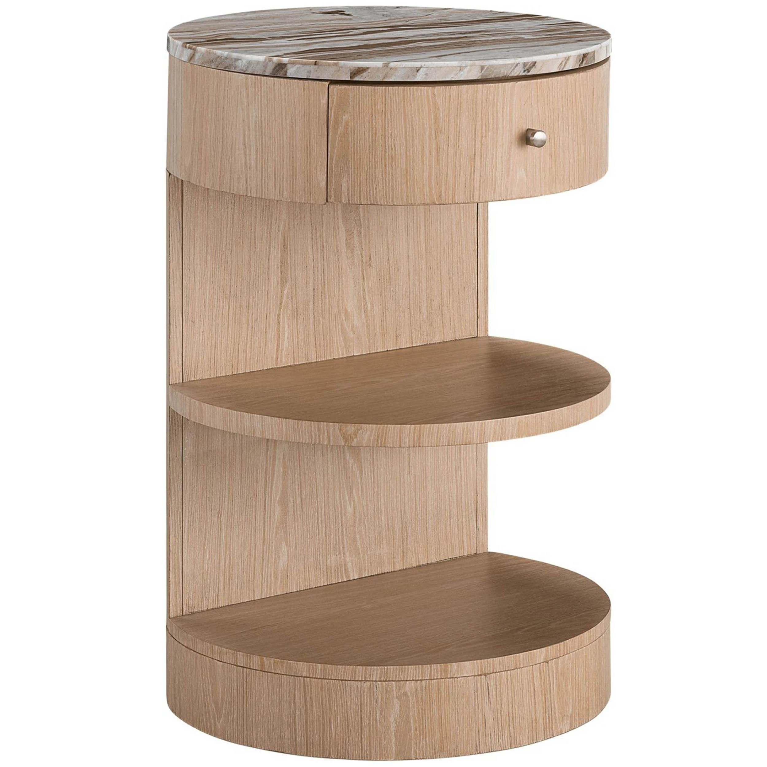 Breeze Nighstand, White Oak