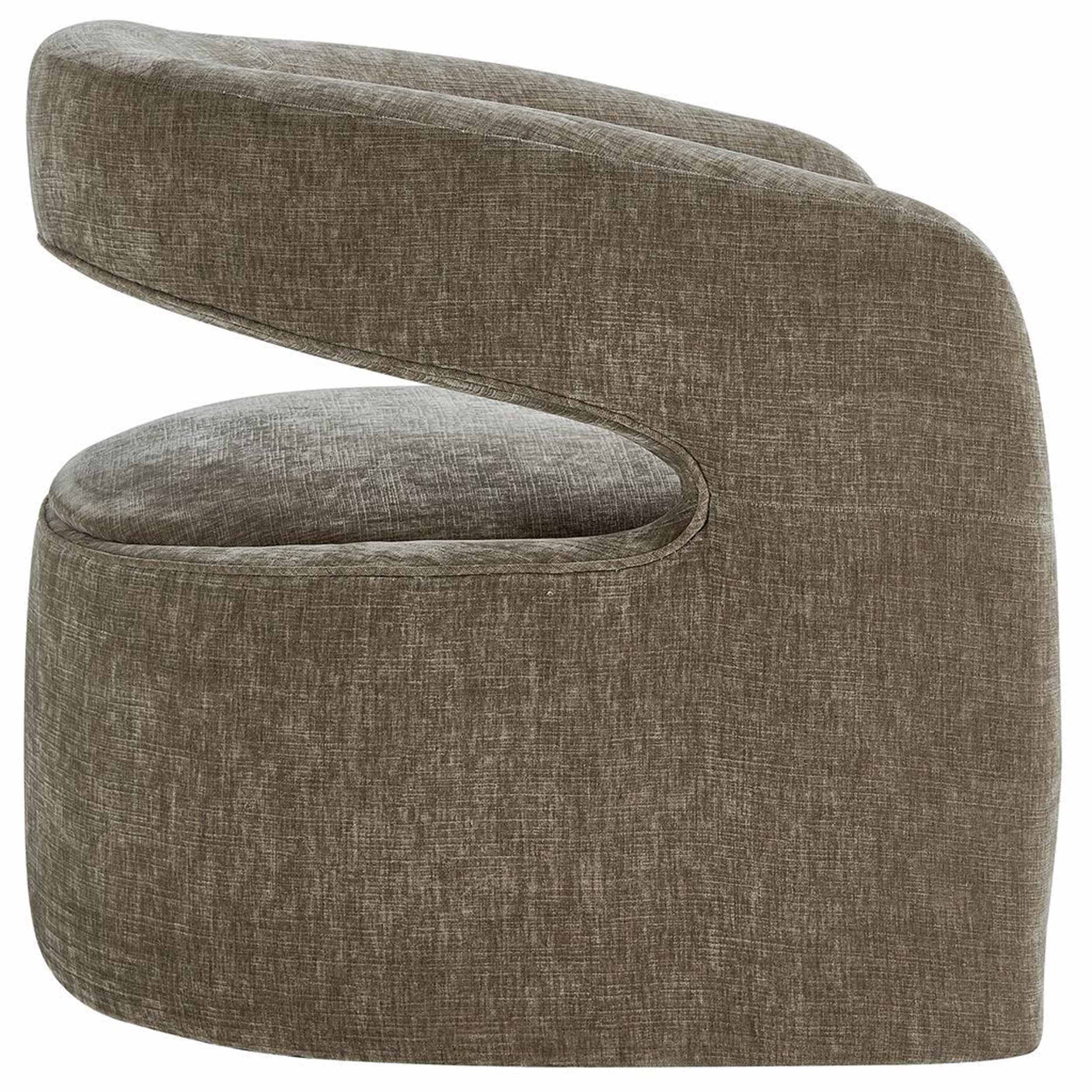 Breis Swivel Chair, Taupe - Image 3