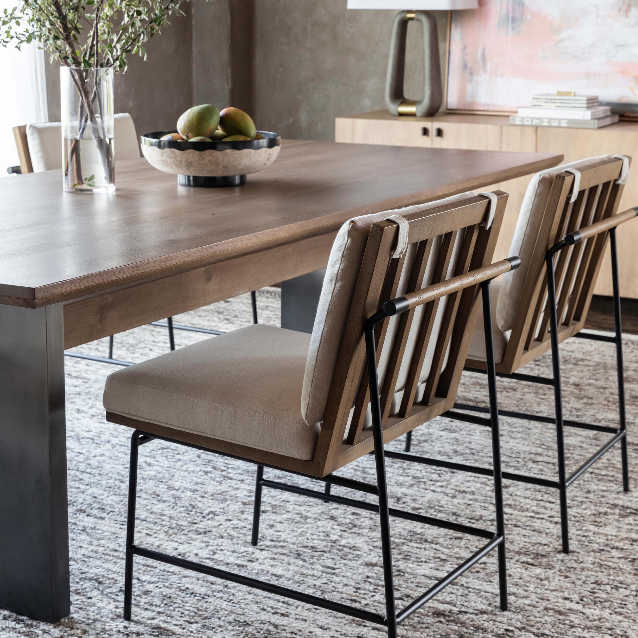 Brennan Dining Table, Dove Oak by Four Hands - Image 7