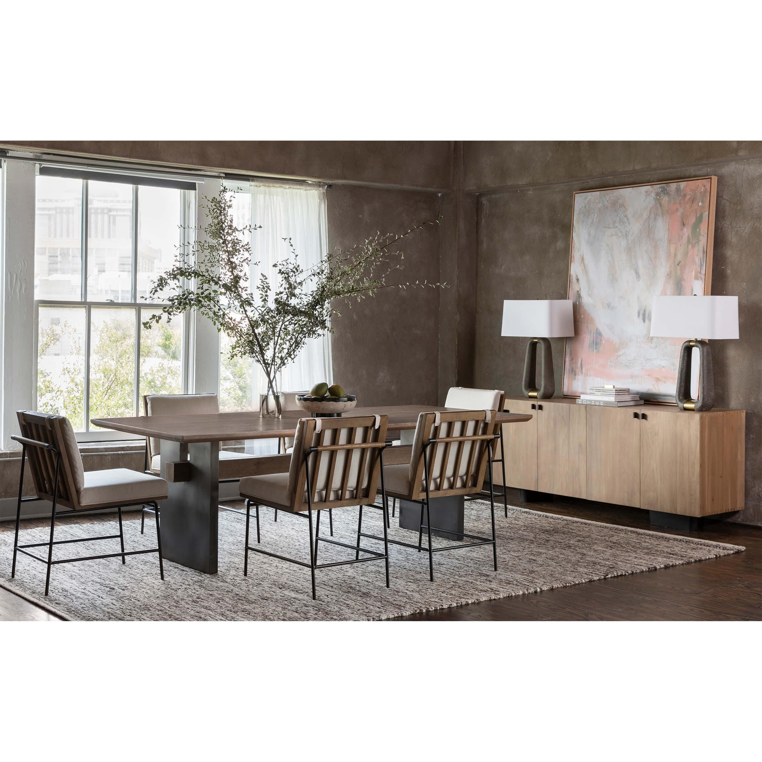Brennan Dining Table, Dove Oak by Four Hands - Image 8