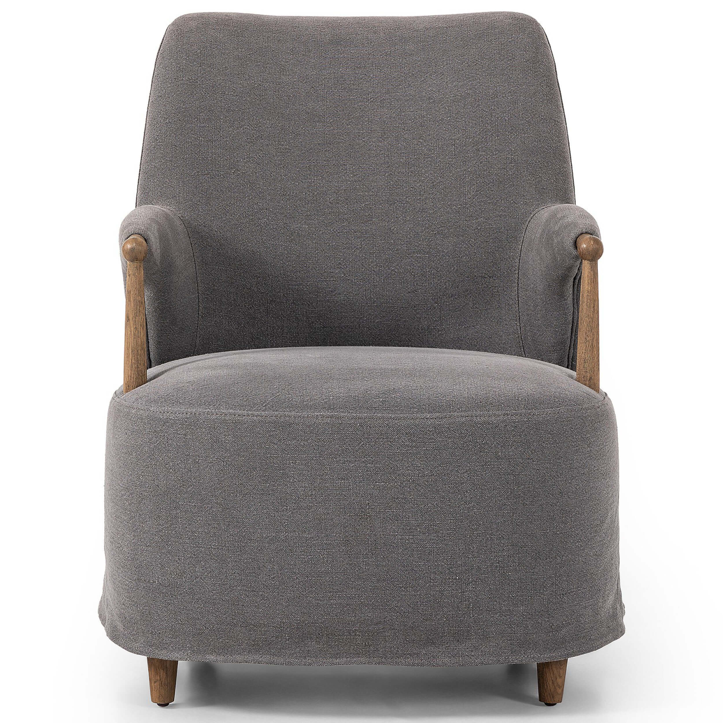 Brently Chair, Broadway Denim by Amber Lewis x Four Hands - Image 3