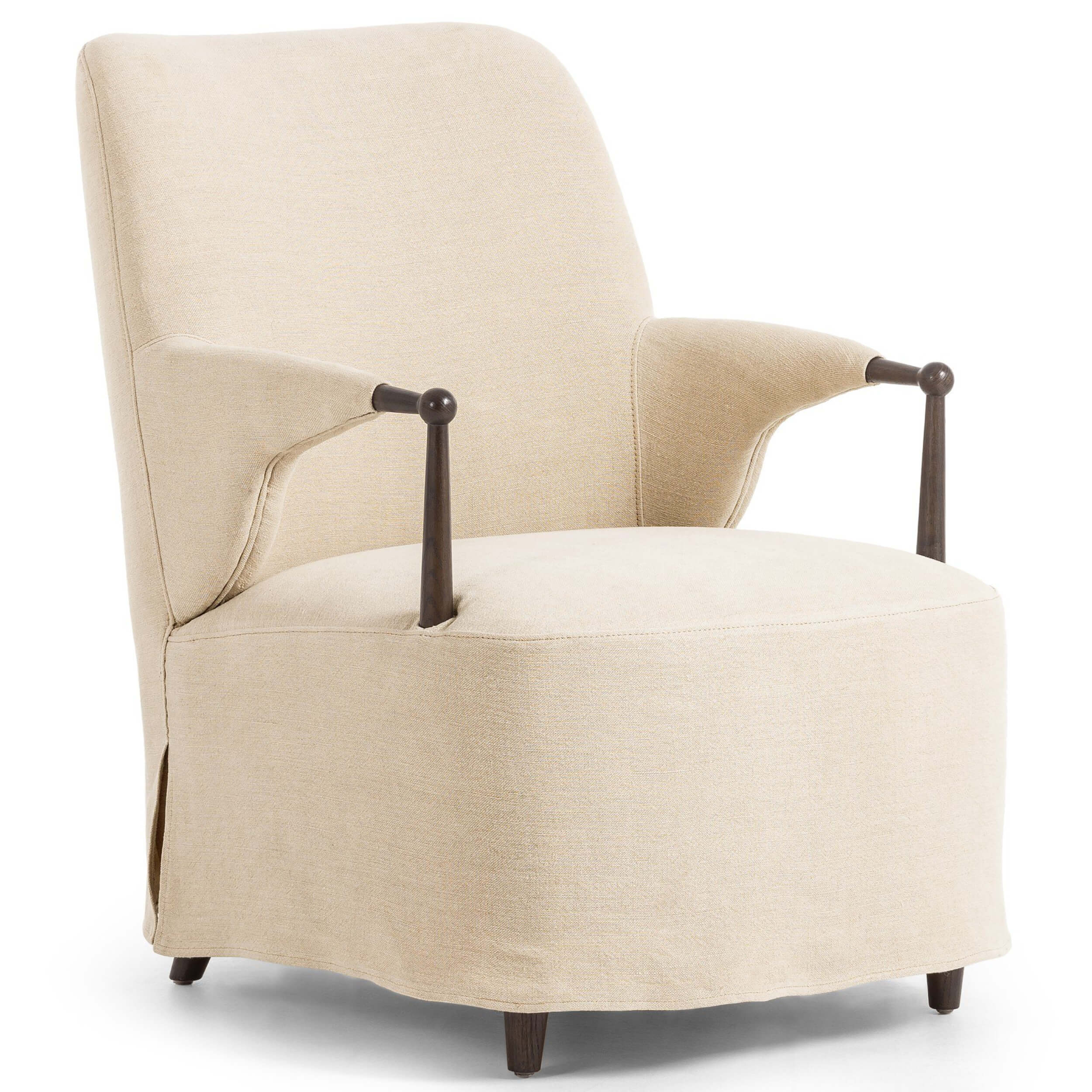 Brently Chair, Broadway Dune by Amber Lewis x Four Hands