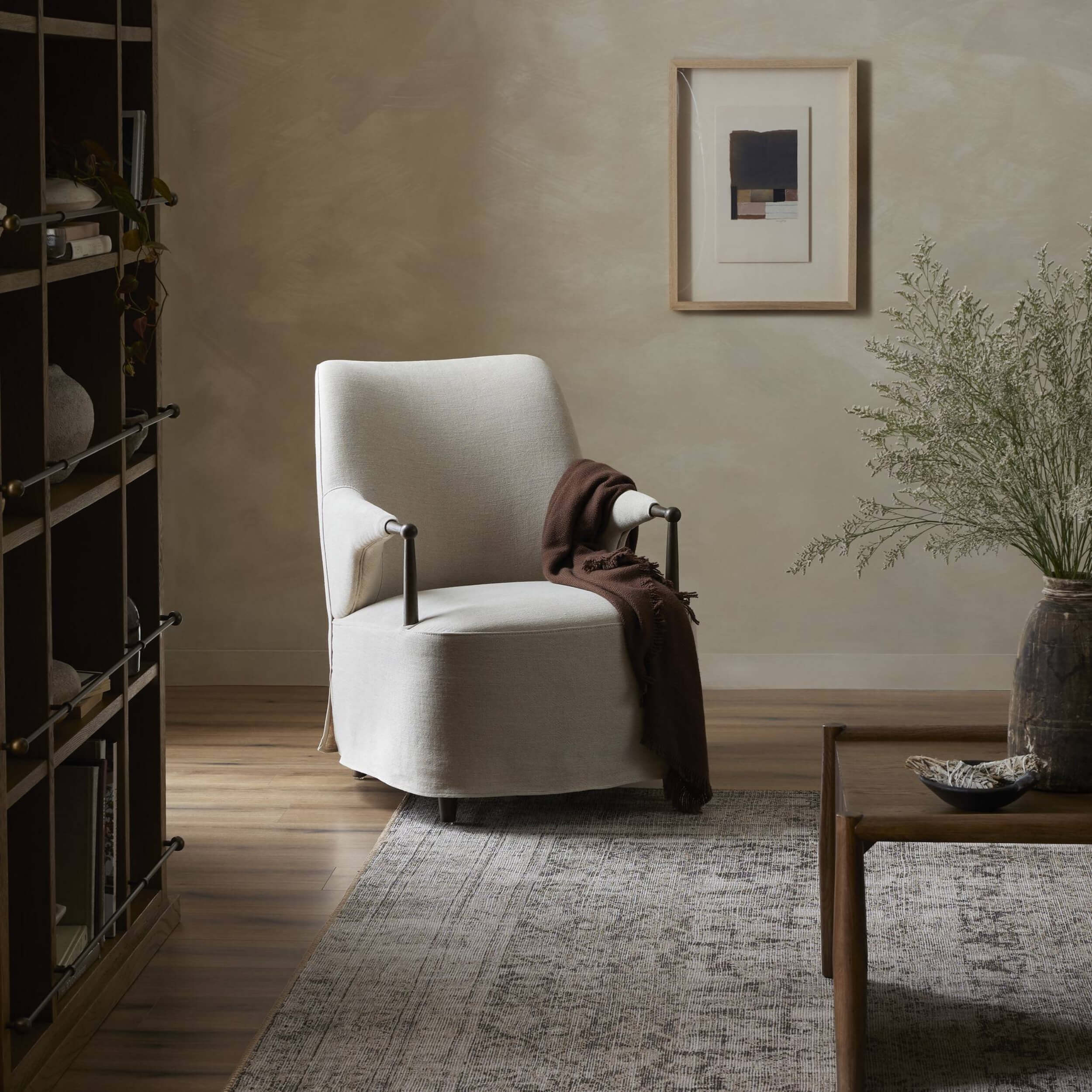 Brently Chair, Broadway Dune by Amber Lewis x Four Hands - Image 5