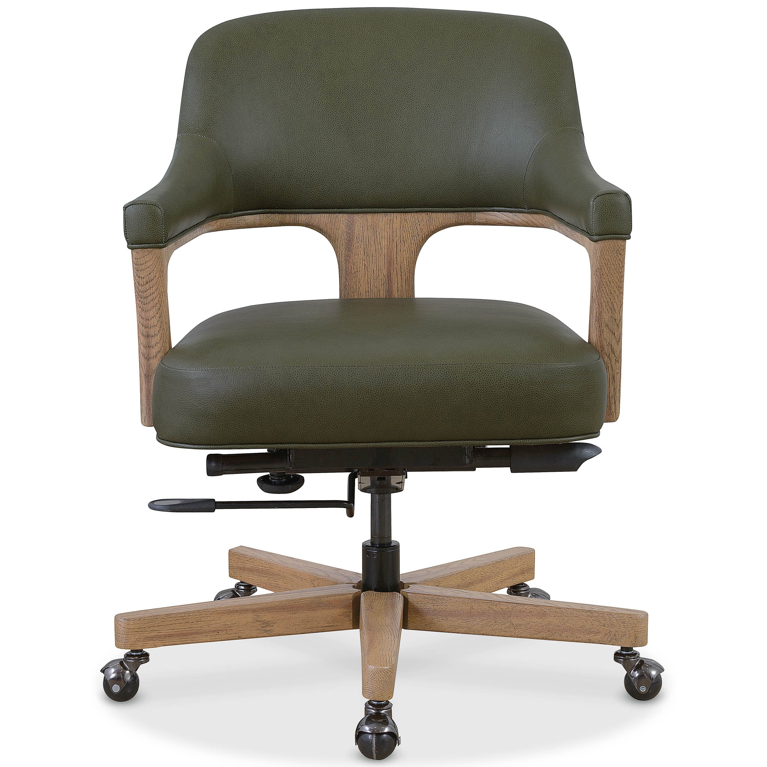 Briar Leather Executive Swivel Tilt Chair, Verona Forest - Image 2