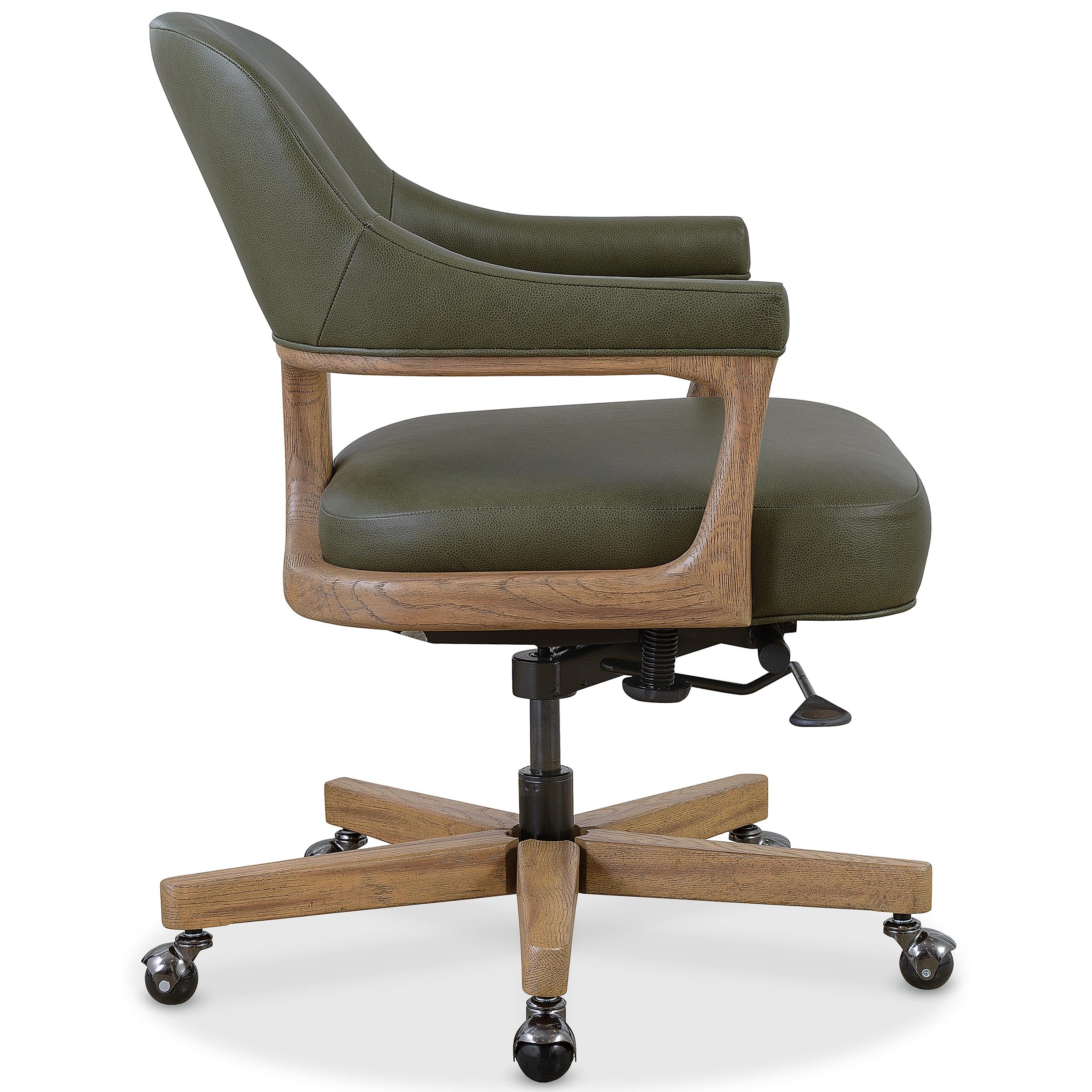 Briar Leather Executive Swivel Tilt Chair, Verona Forest - Image 3