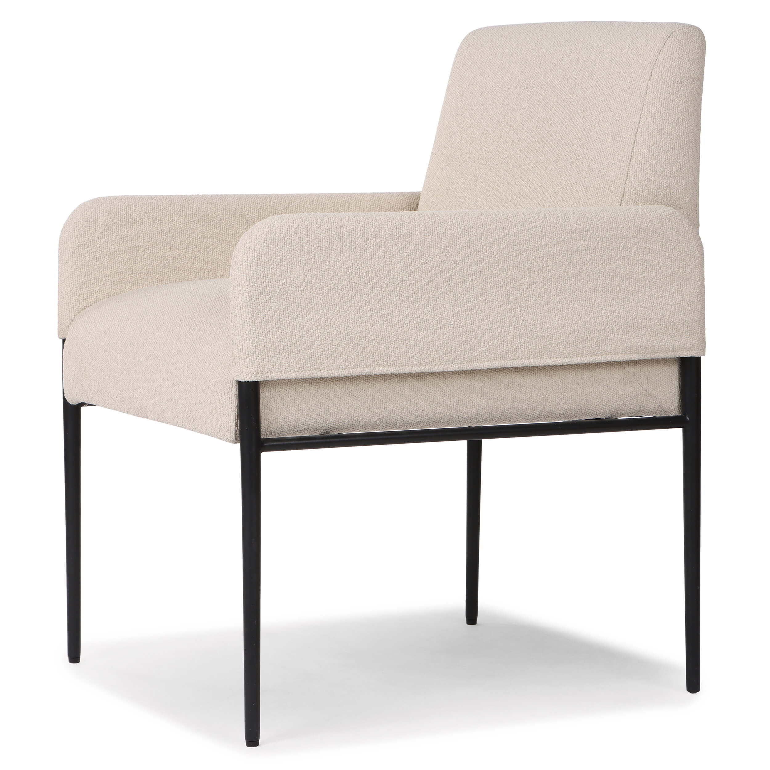 Brickel Arm Chair, Fiqa Boucle Light Taupe by Four Hands - Image 4