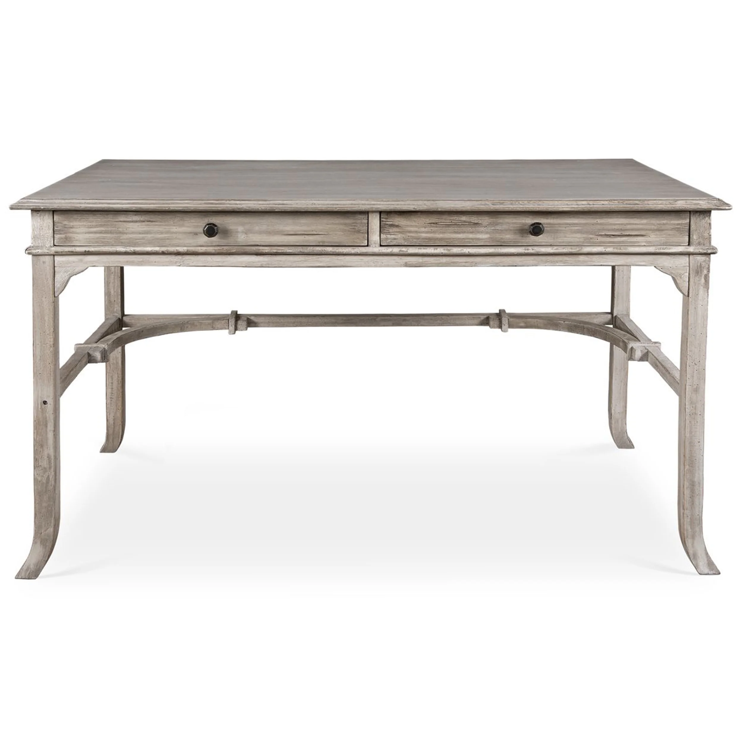 Bridgely Writing Desk, Aged White - Image 2