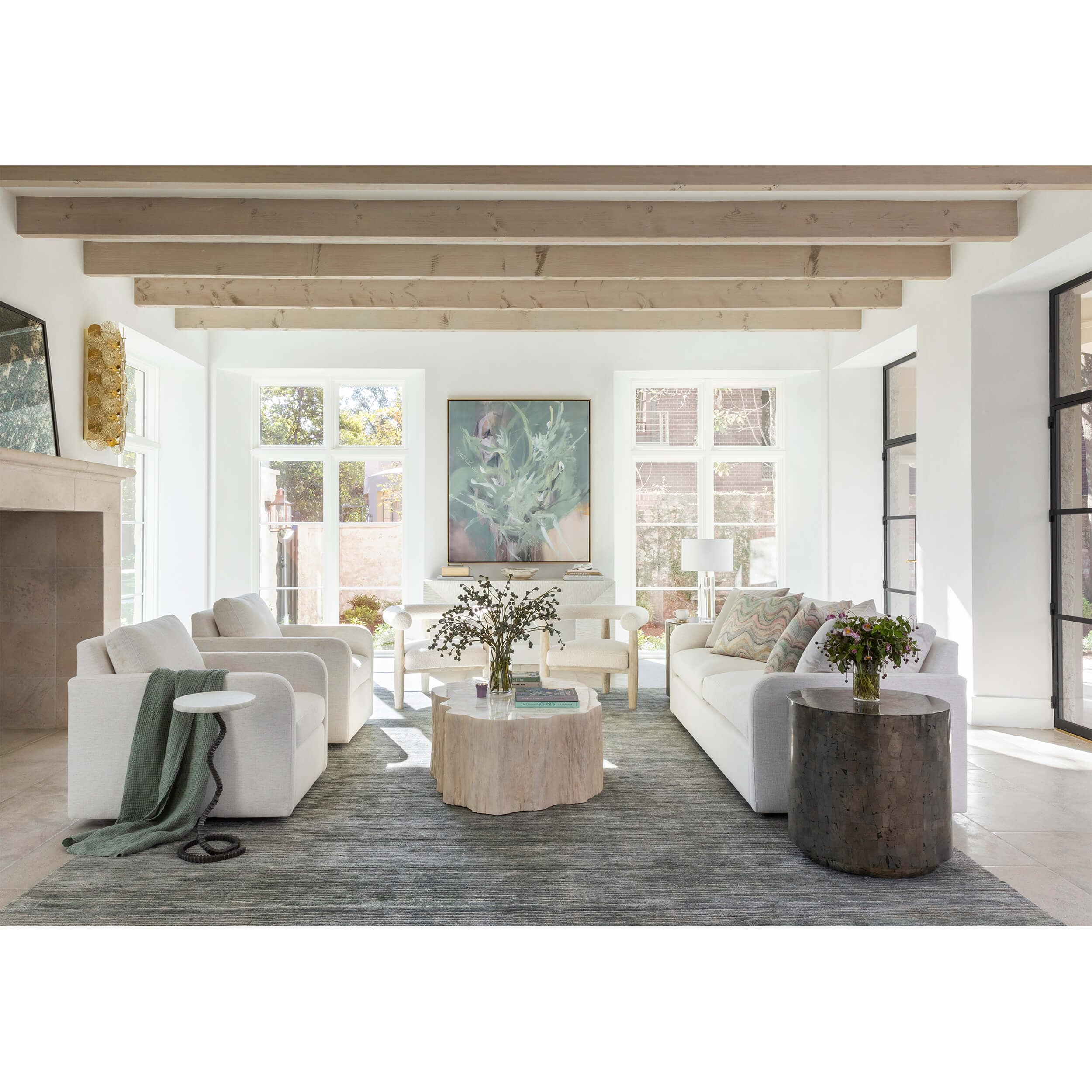 Serena Swivel Chair, Nomad Snow - Image 5