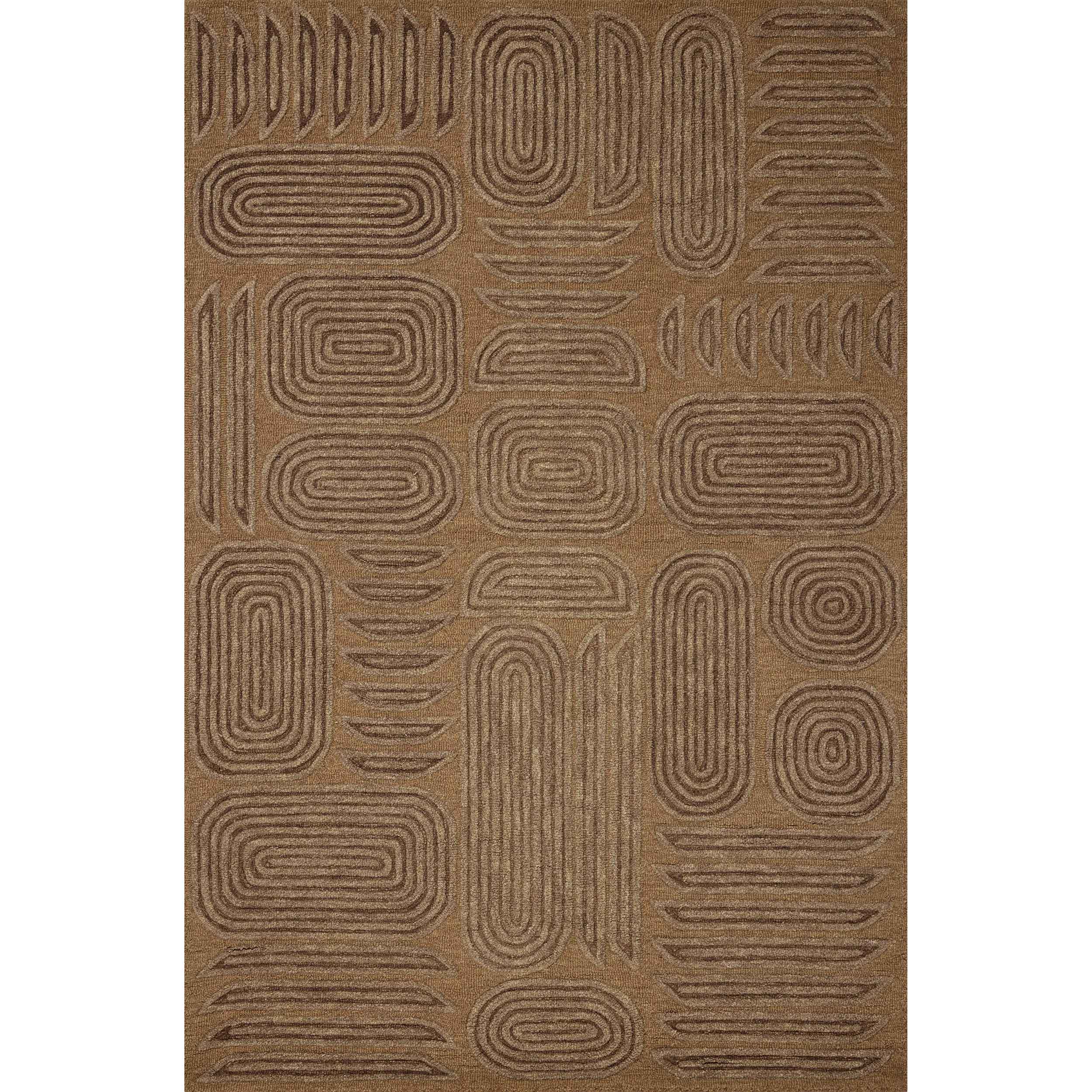 Brigette Romanek × Loloi Rug Madi MDX-03, Mocha/Cocoa