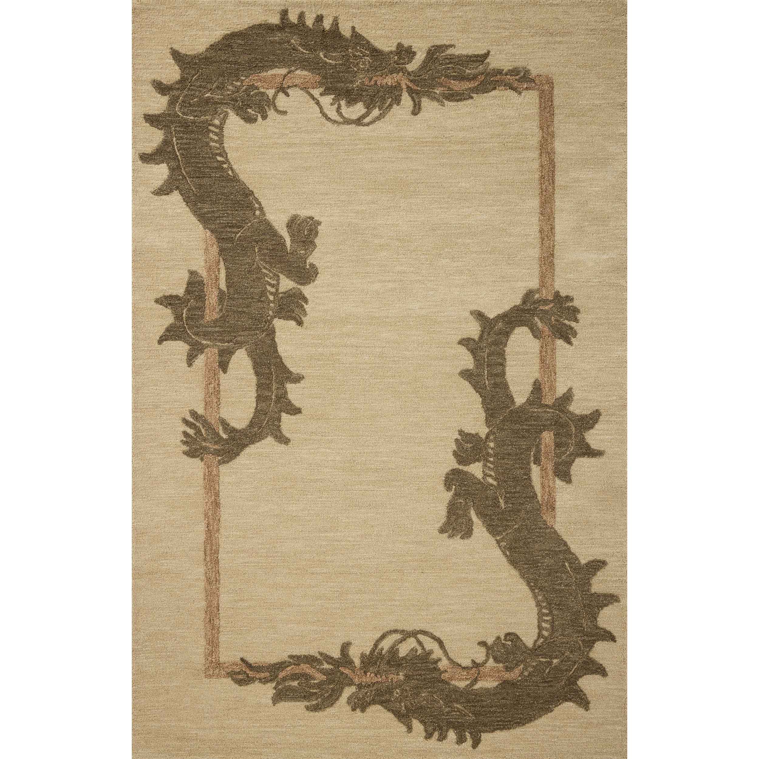 Brigette Romanek × Loloi Rug Romi RMI-01, Natural/Olive