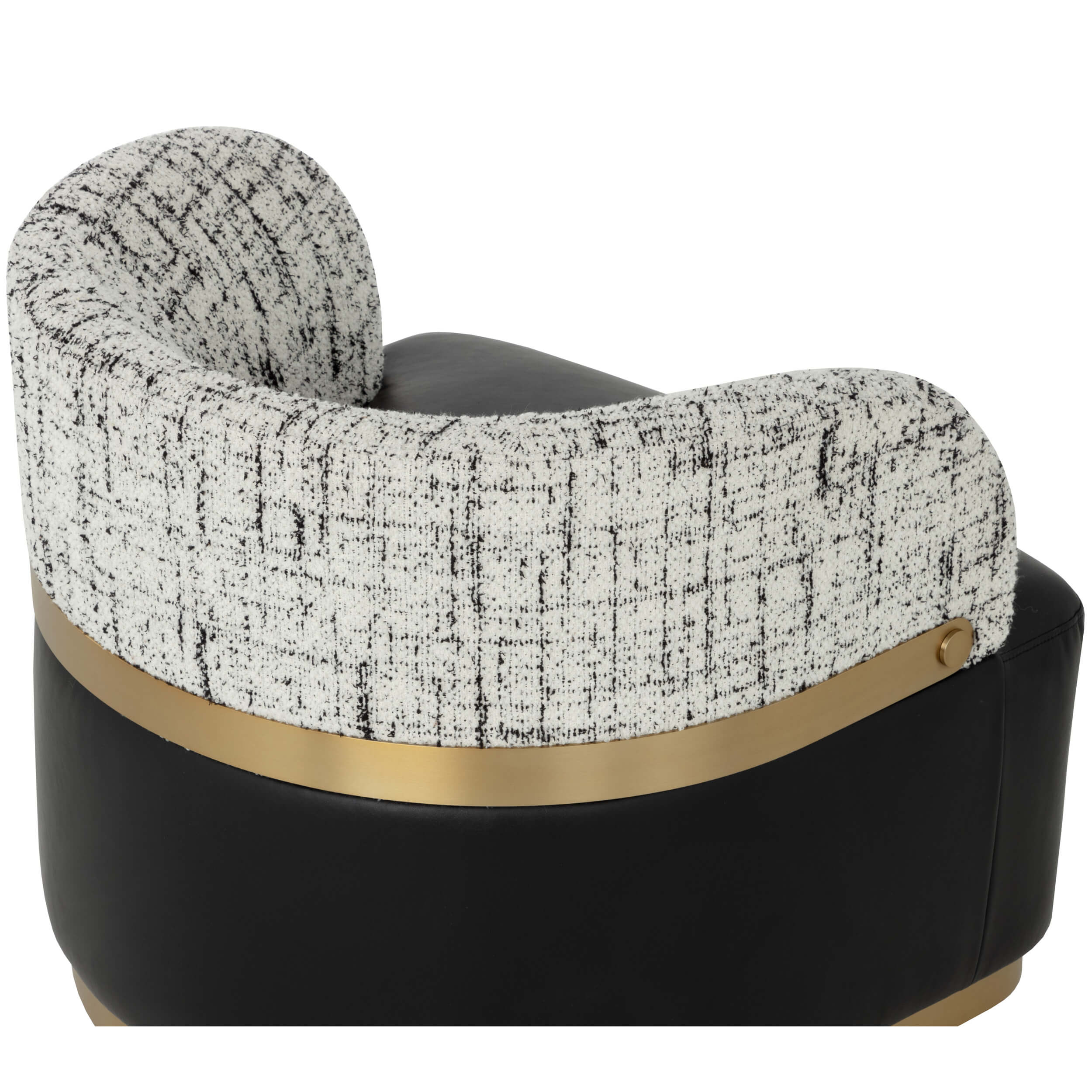 Brinda Swivel Chair, Bravo Black/Halton Birch - Image 5