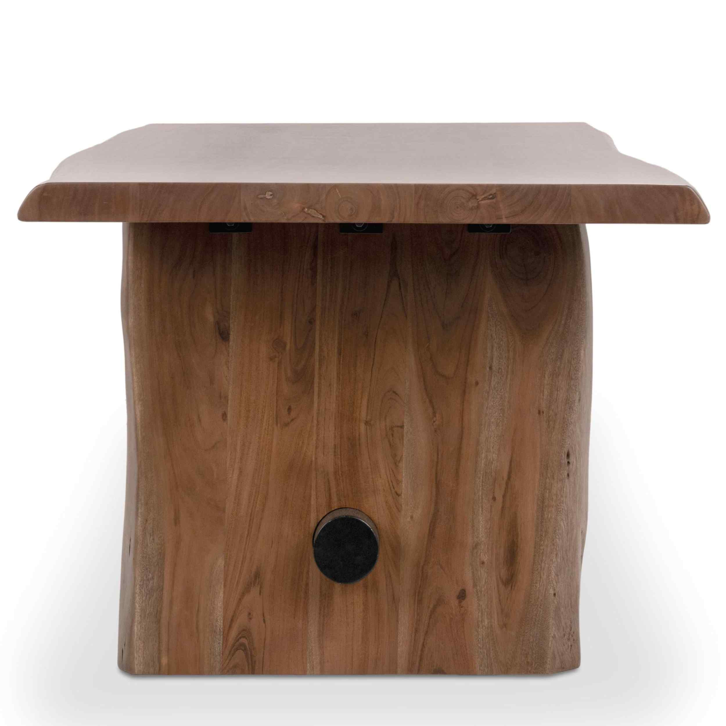 Brinton Rectangle Dining Table, Acorn Brown - Image 3