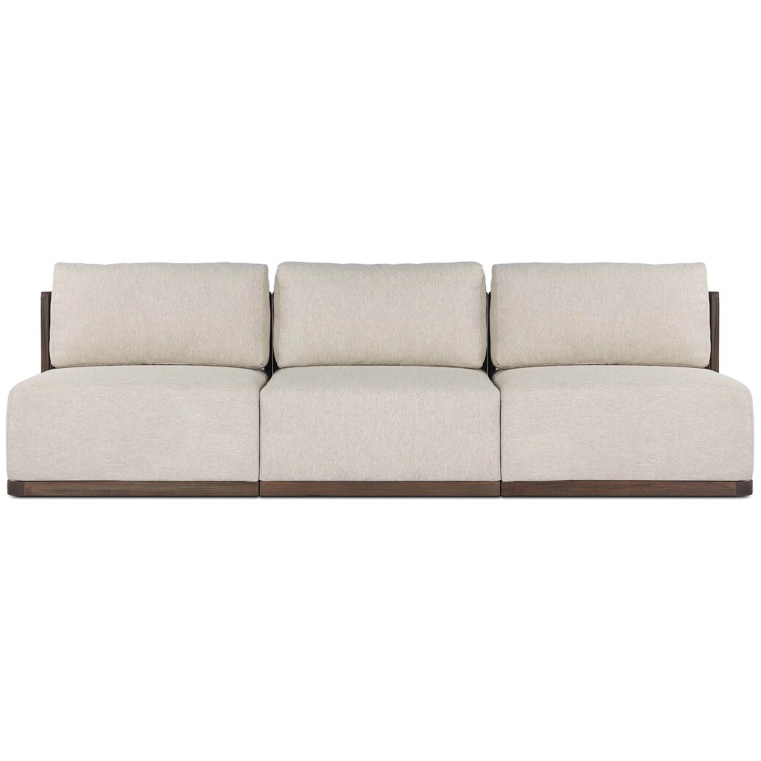 Brio Outdoor 3 Piece Sectional, Ellor Beige by Four Hands