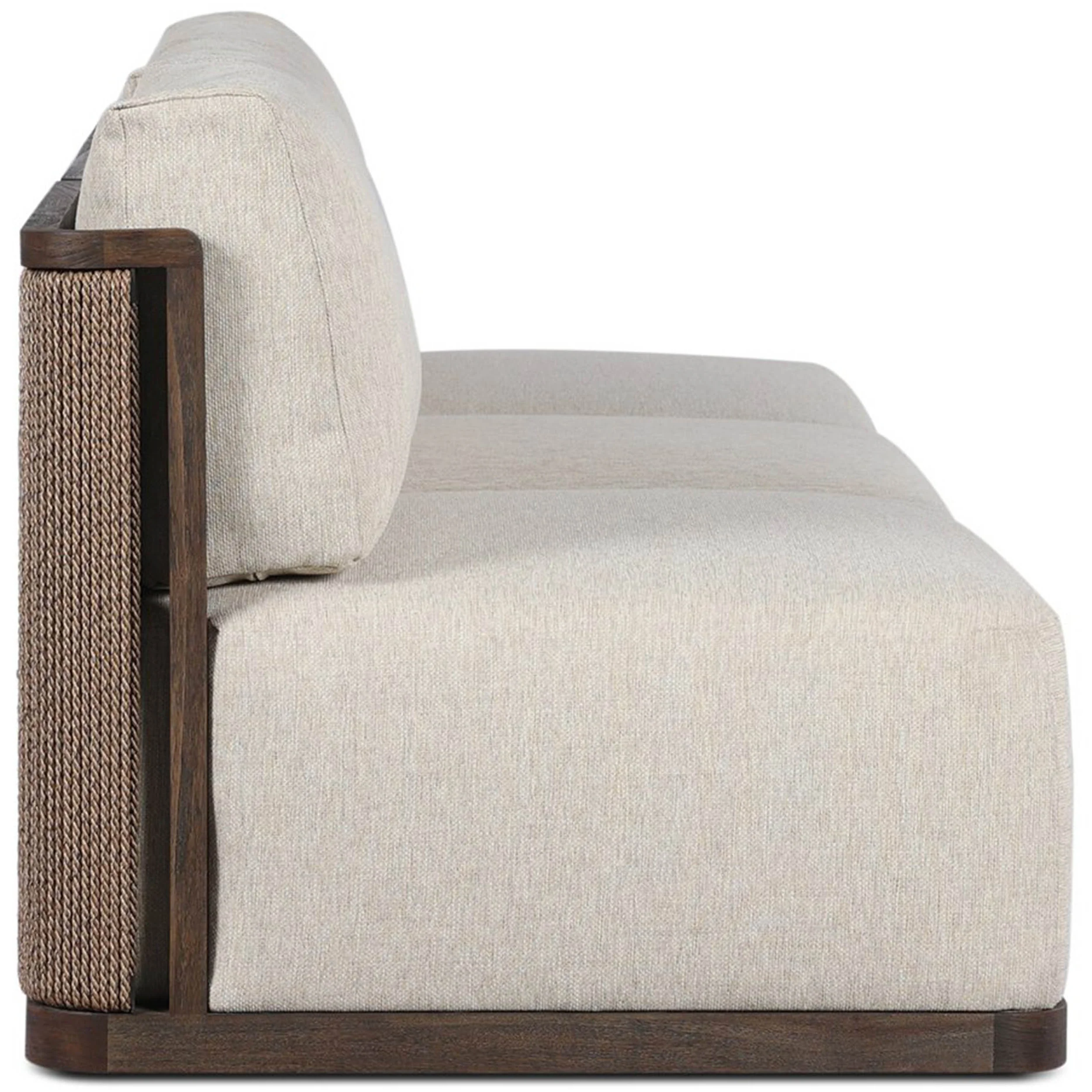 Brio Outdoor 3 Piece Sectional, Ellor Beige by Four Hands - Image 3