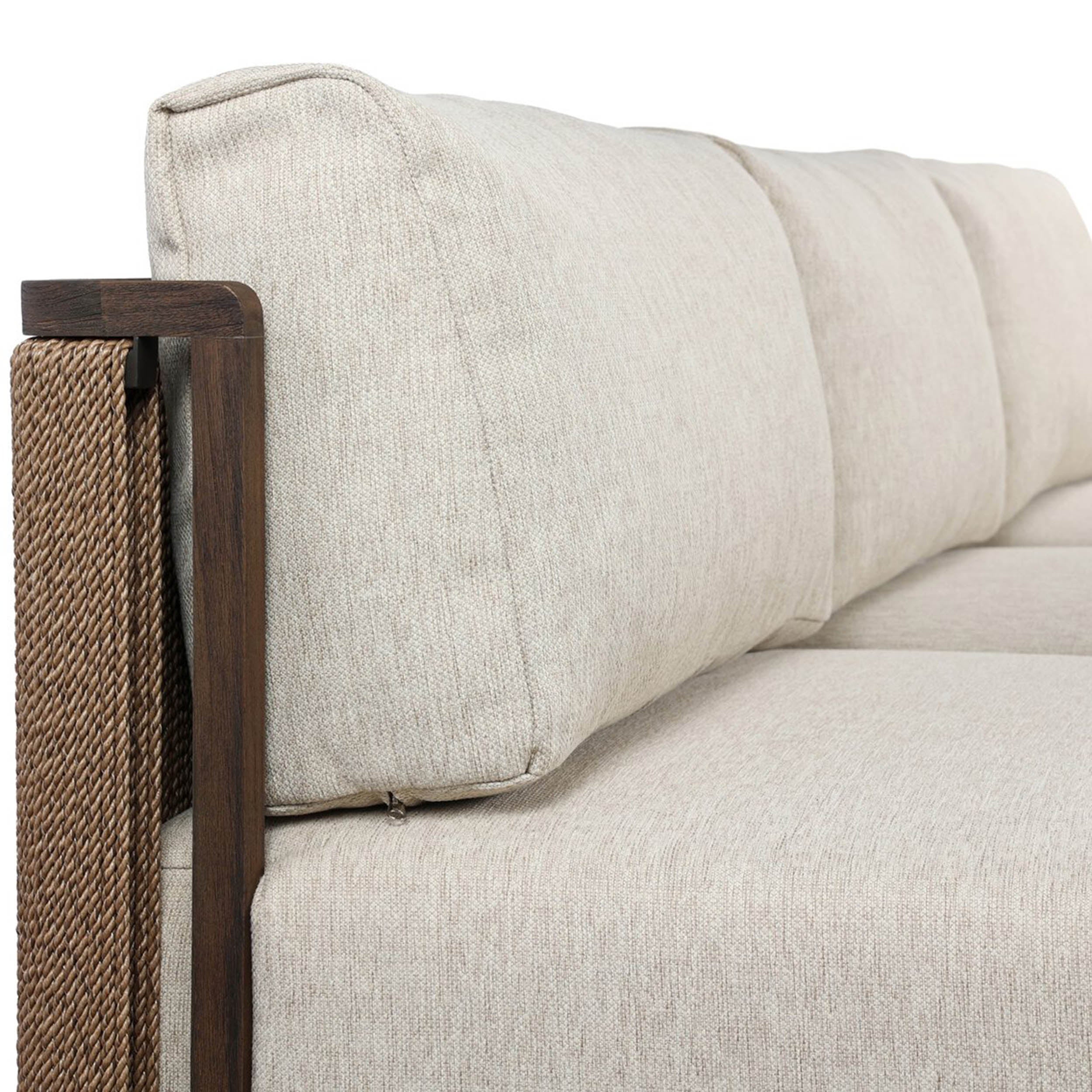 Brio Outdoor 3 Piece Sectional, Ellor Beige by Four Hands - Image 5