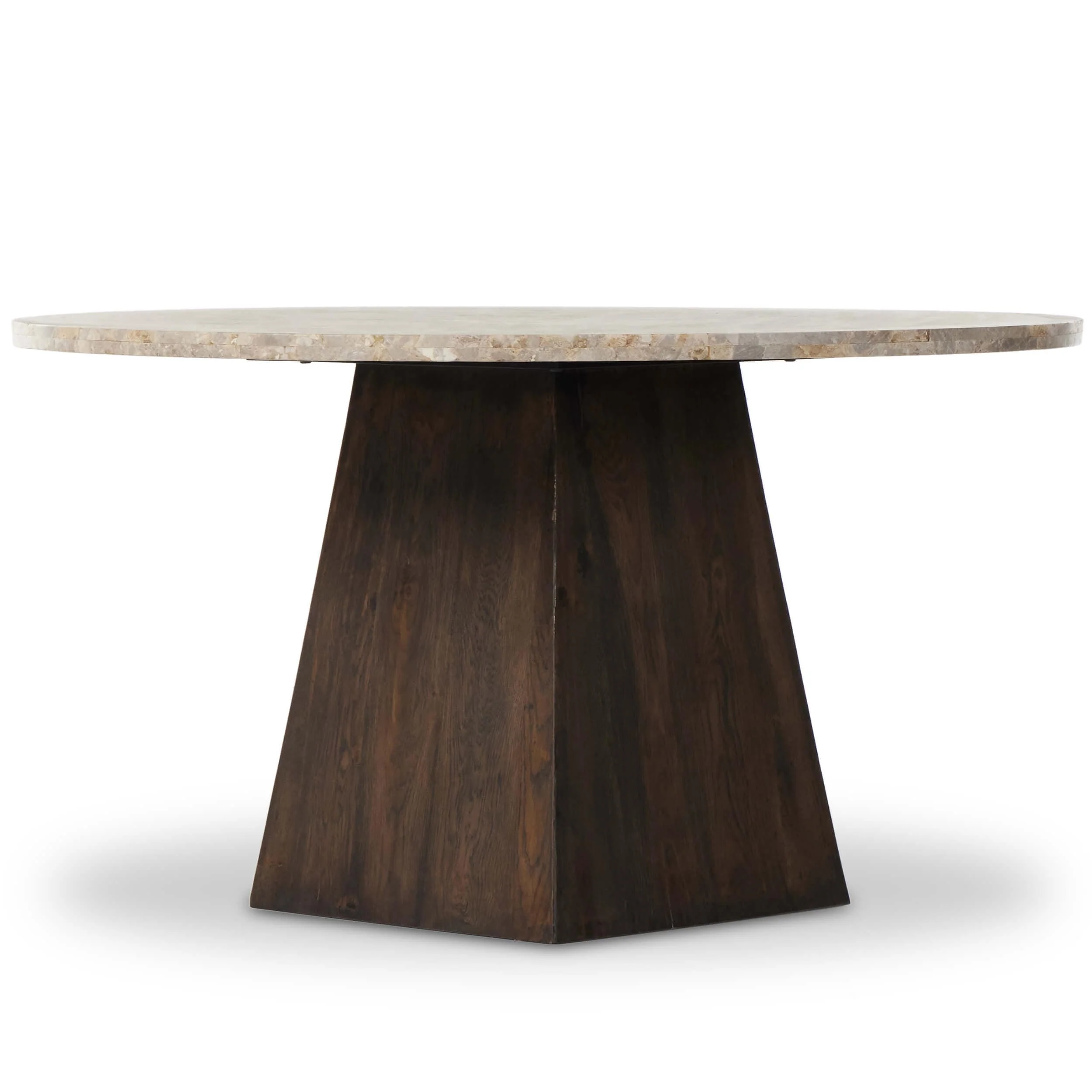 Brisa Round Dining Table, Dune Onyx by Four Hands