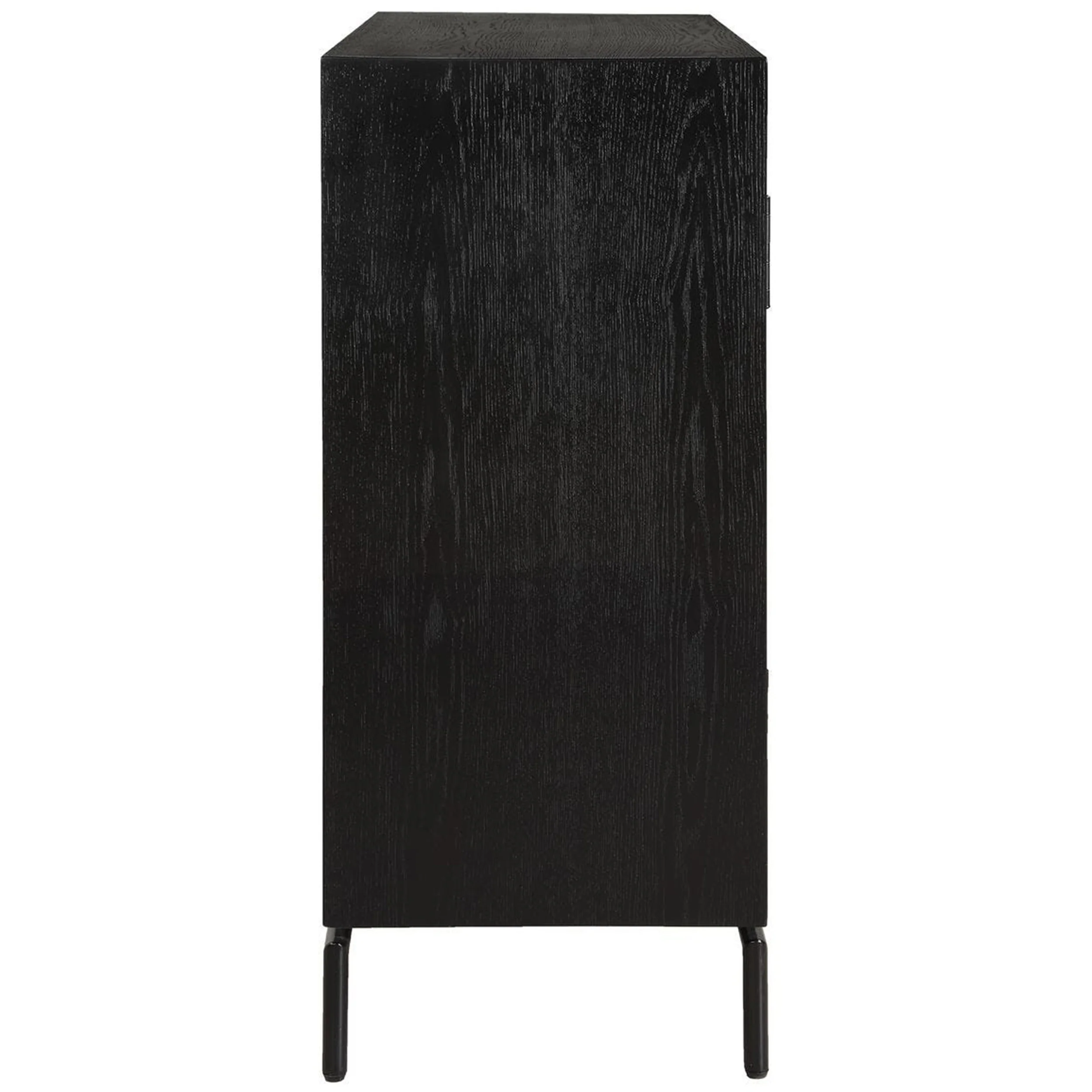 Briseis 2 Door Cabinet, Black - Image 3