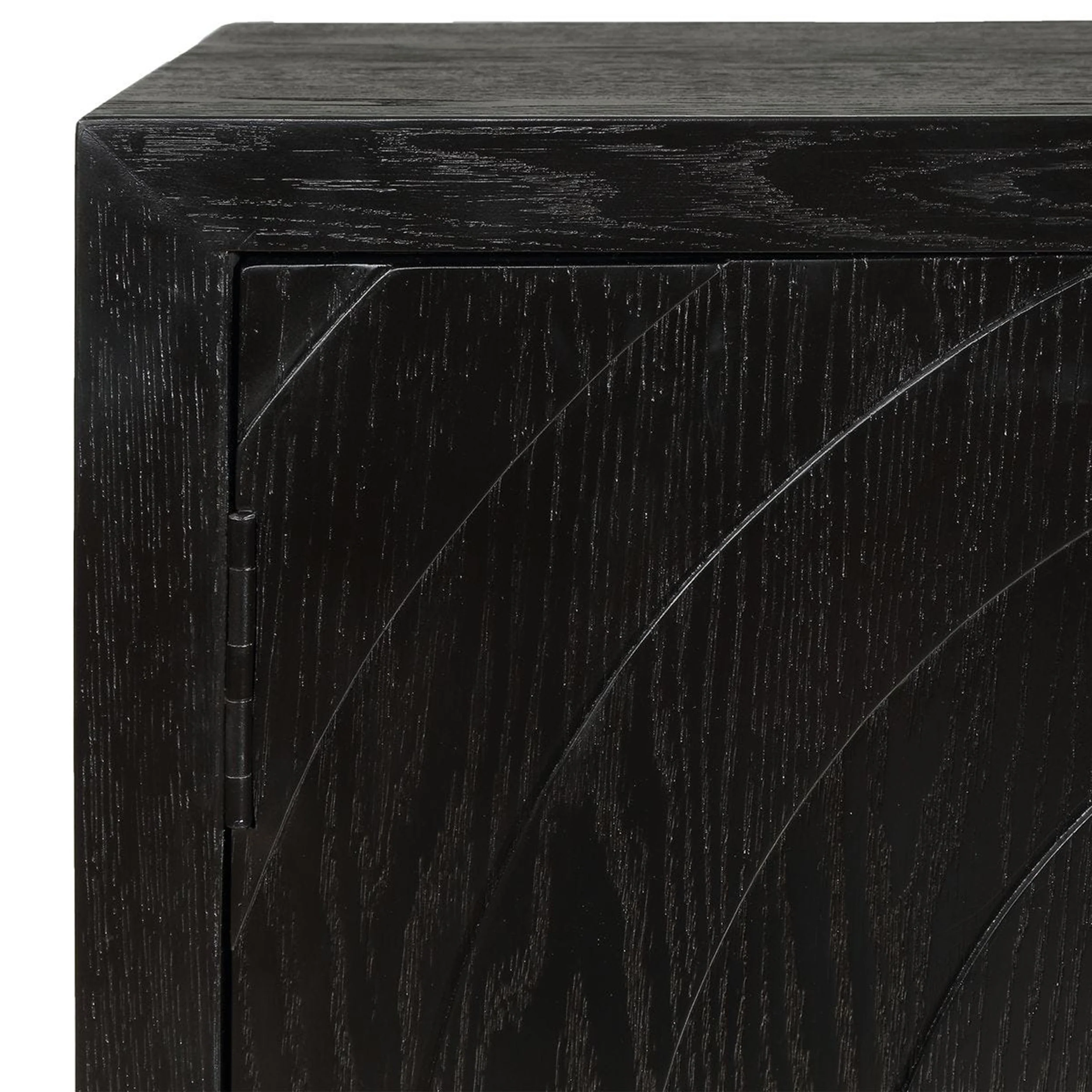Briseis 2 Door Cabinet, Black - Image 6
