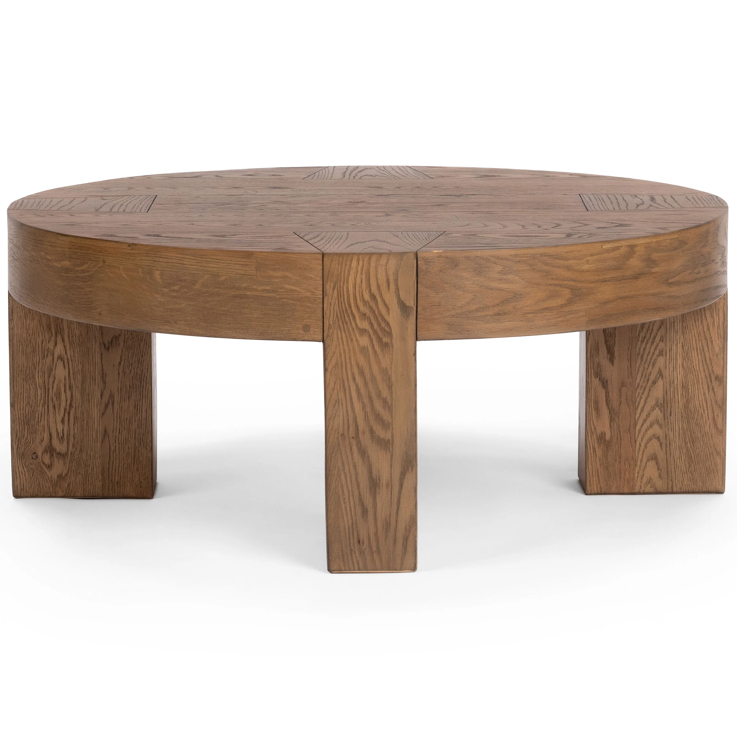 Bristol Round Coffee Table, Café Brown - Image 2