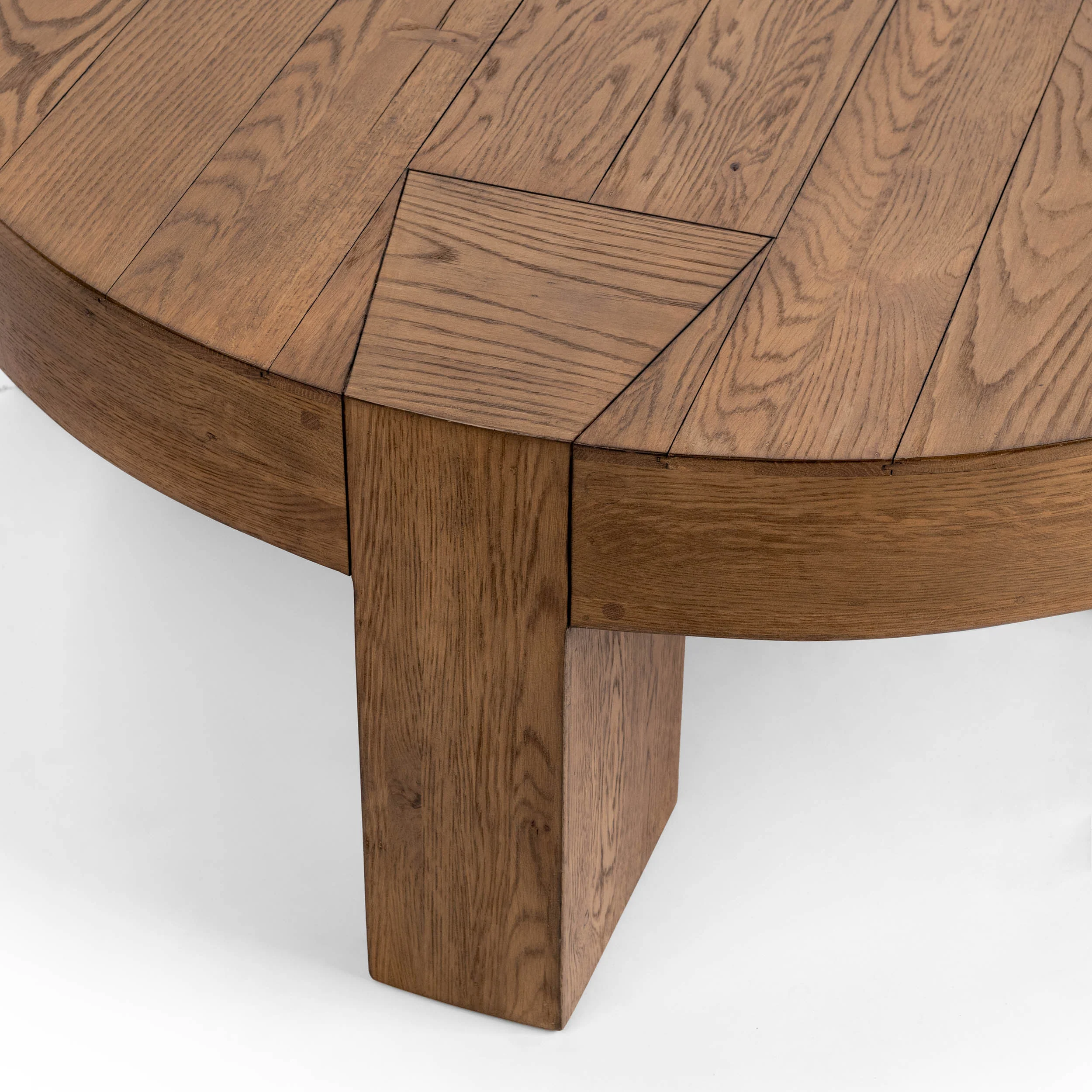 Bristol Round Coffee Table, Café Brown - Image 3