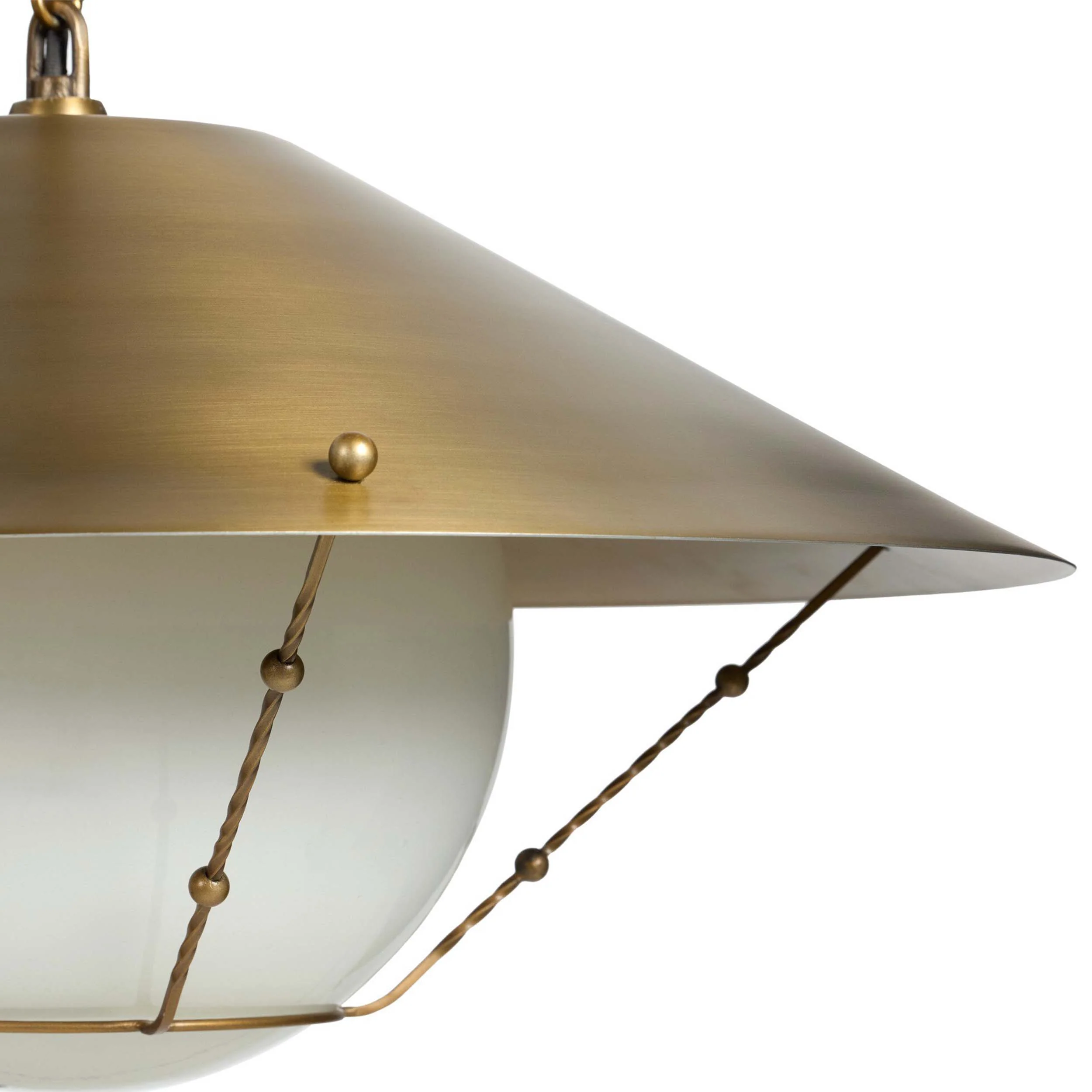 Britmore Pendant, Aged Antique Brass by Amber Lewis x Four Hands - Image 4