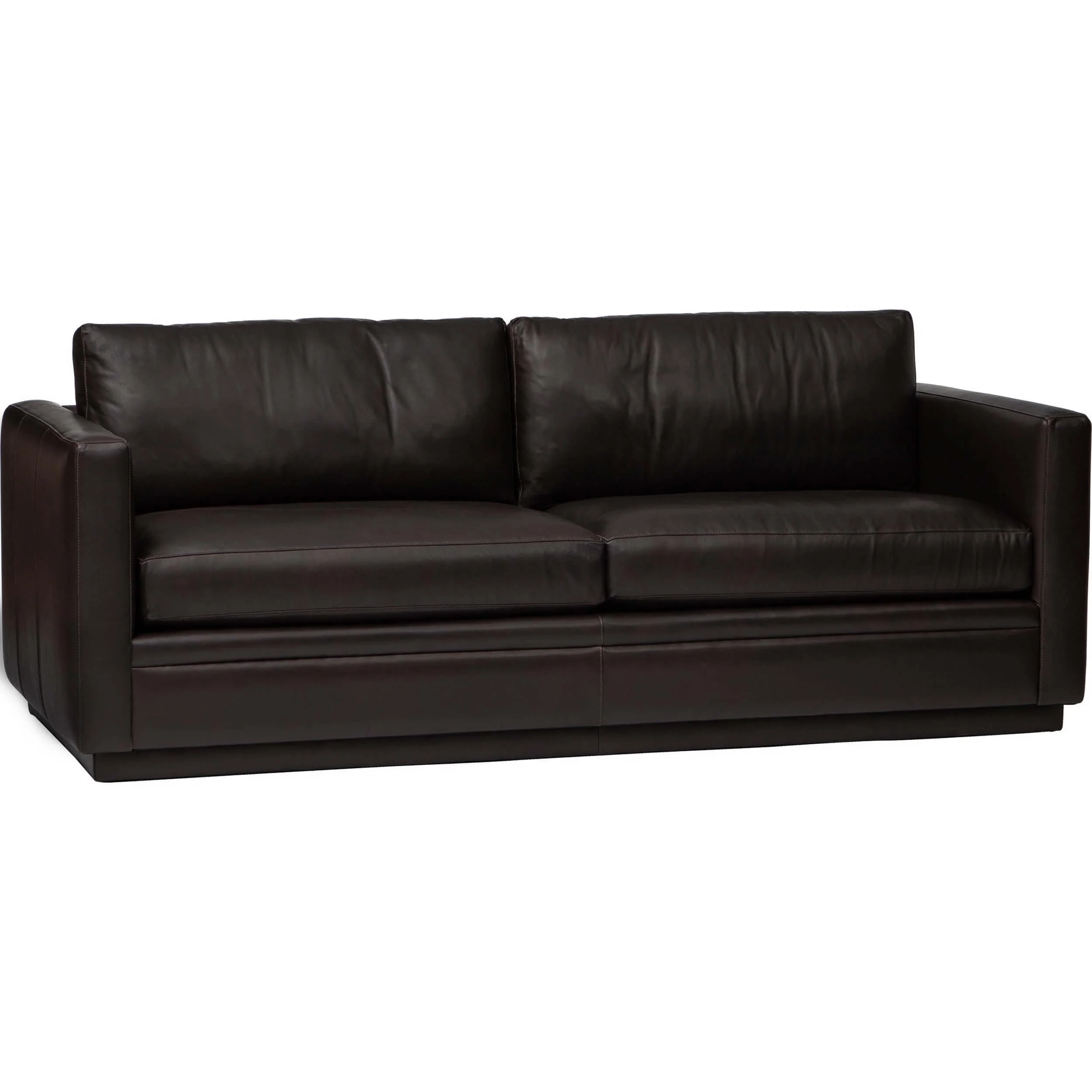 Bronson Leather Sofa, Lewis Nougat - Image 2