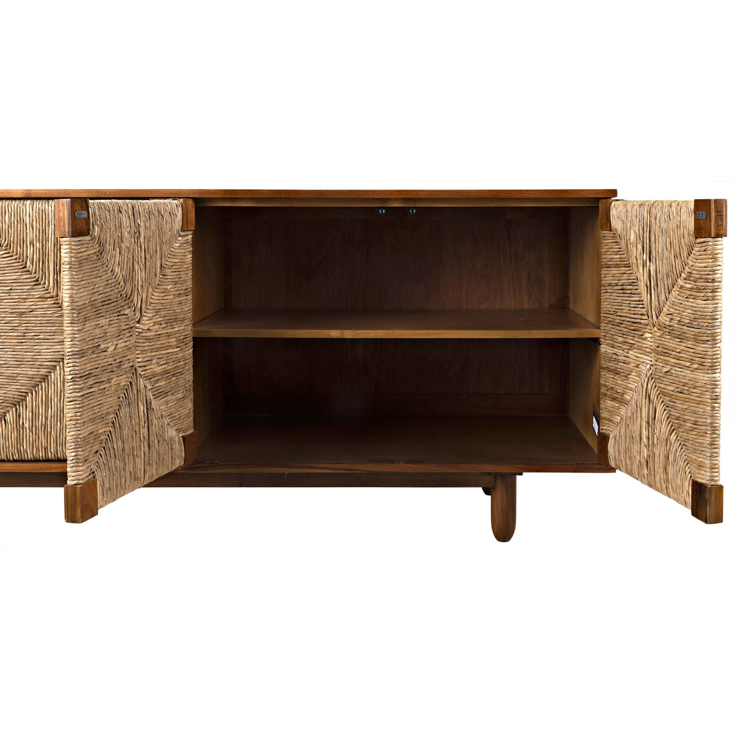 Brook 4 Door Sideboard, Teak - Image 10
